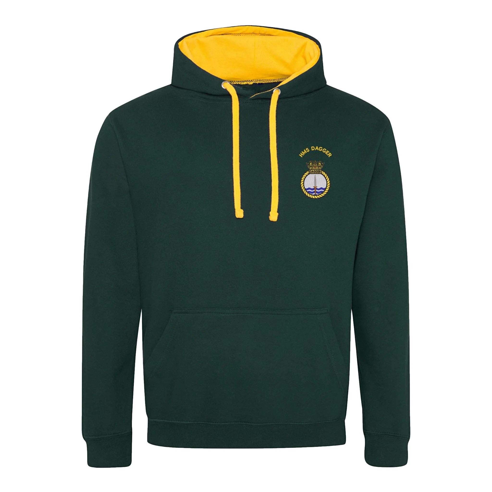 HMS Dagger Varsity Contrast Hoodie - Image 7