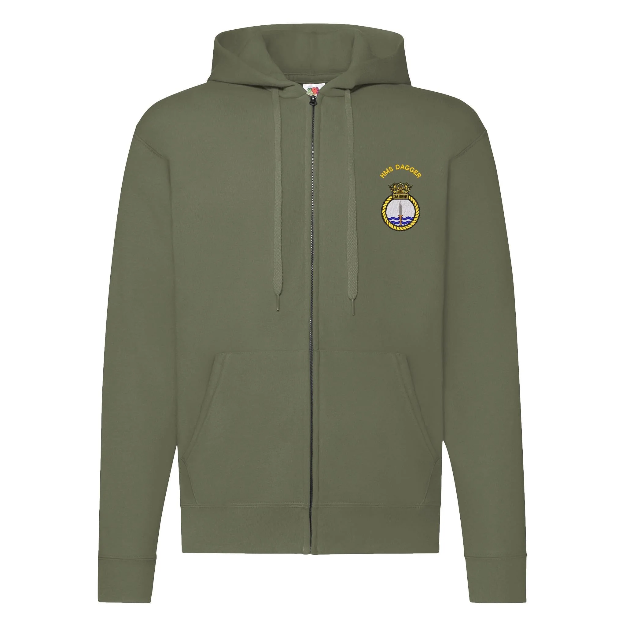 HMS Dagger Zipped Hoodie - Image 3