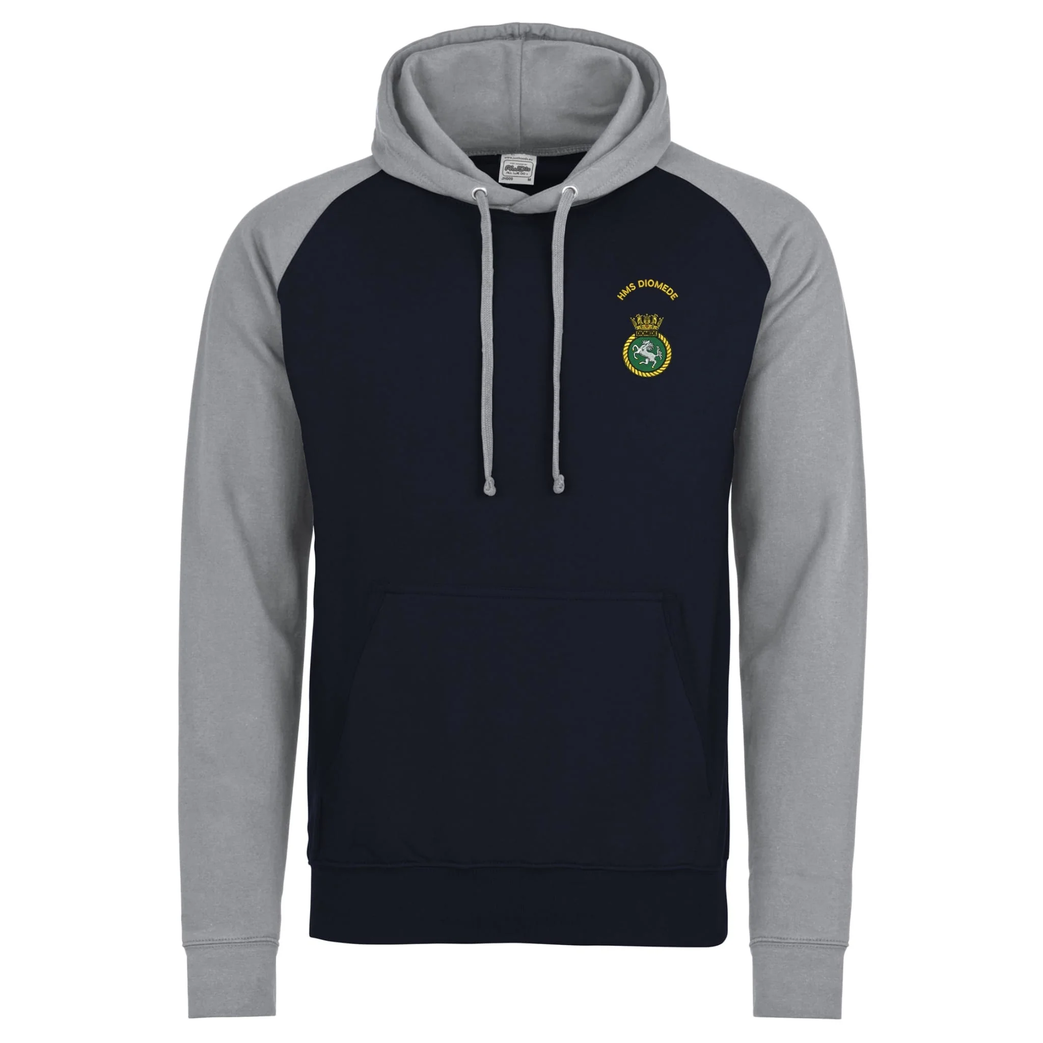 HMS Diomede Contrast Hoodie - Image 4