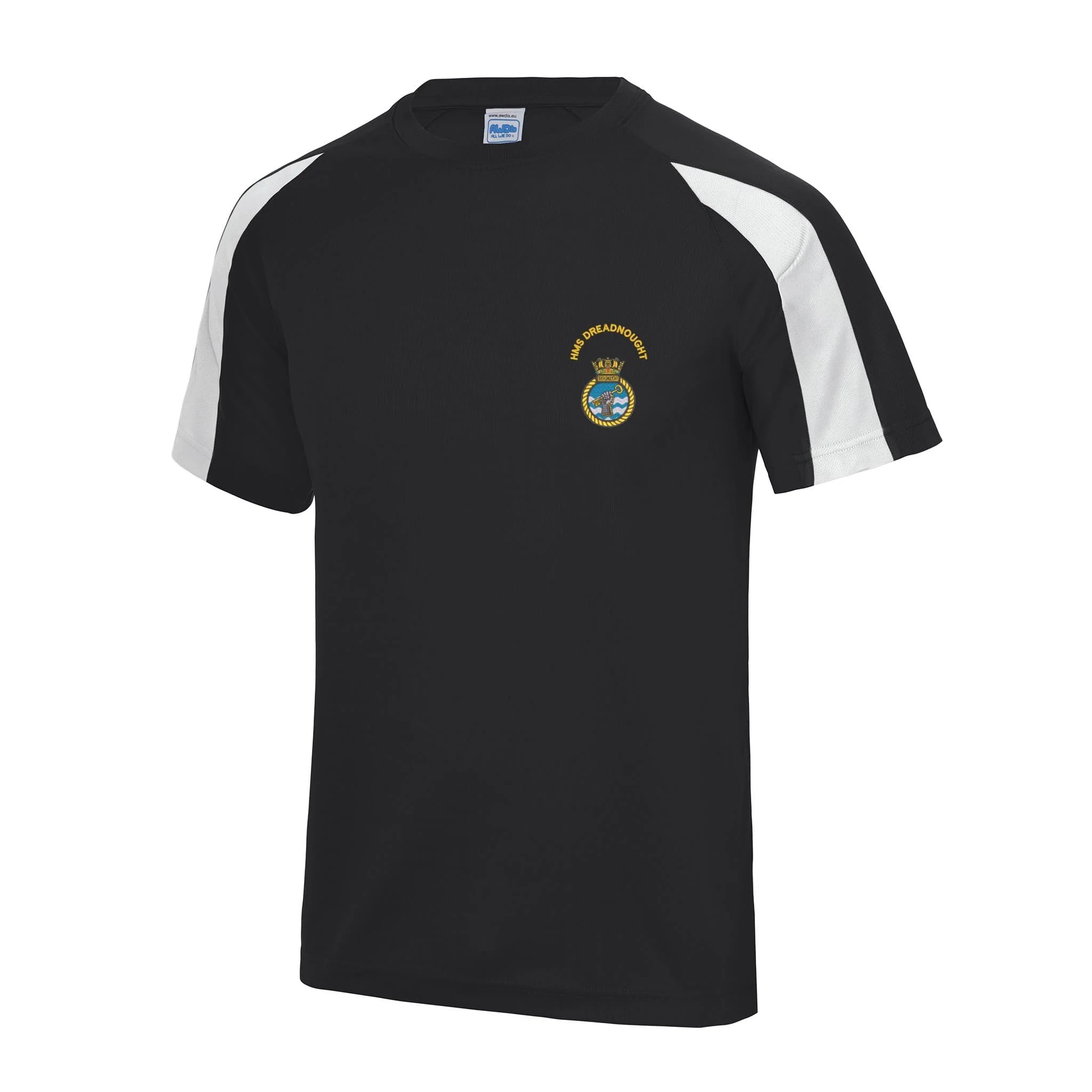 HMS Dreadnought Contrast Polyester T-Shirt - Image 2