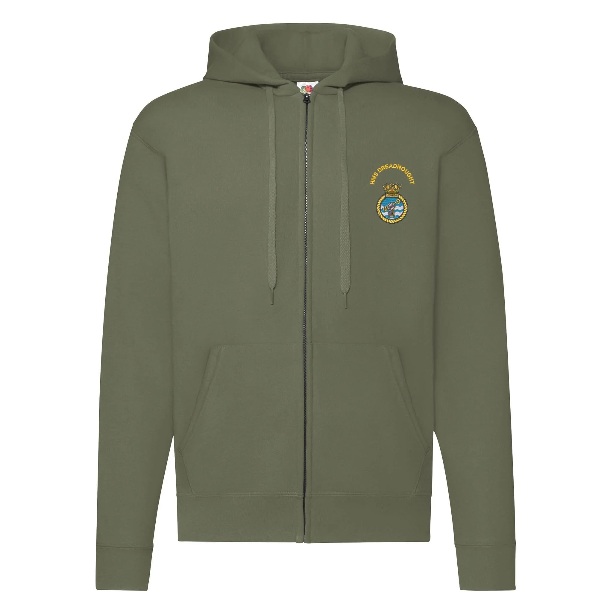 HMS Dreadnought Zipped Hoodie - Image 3
