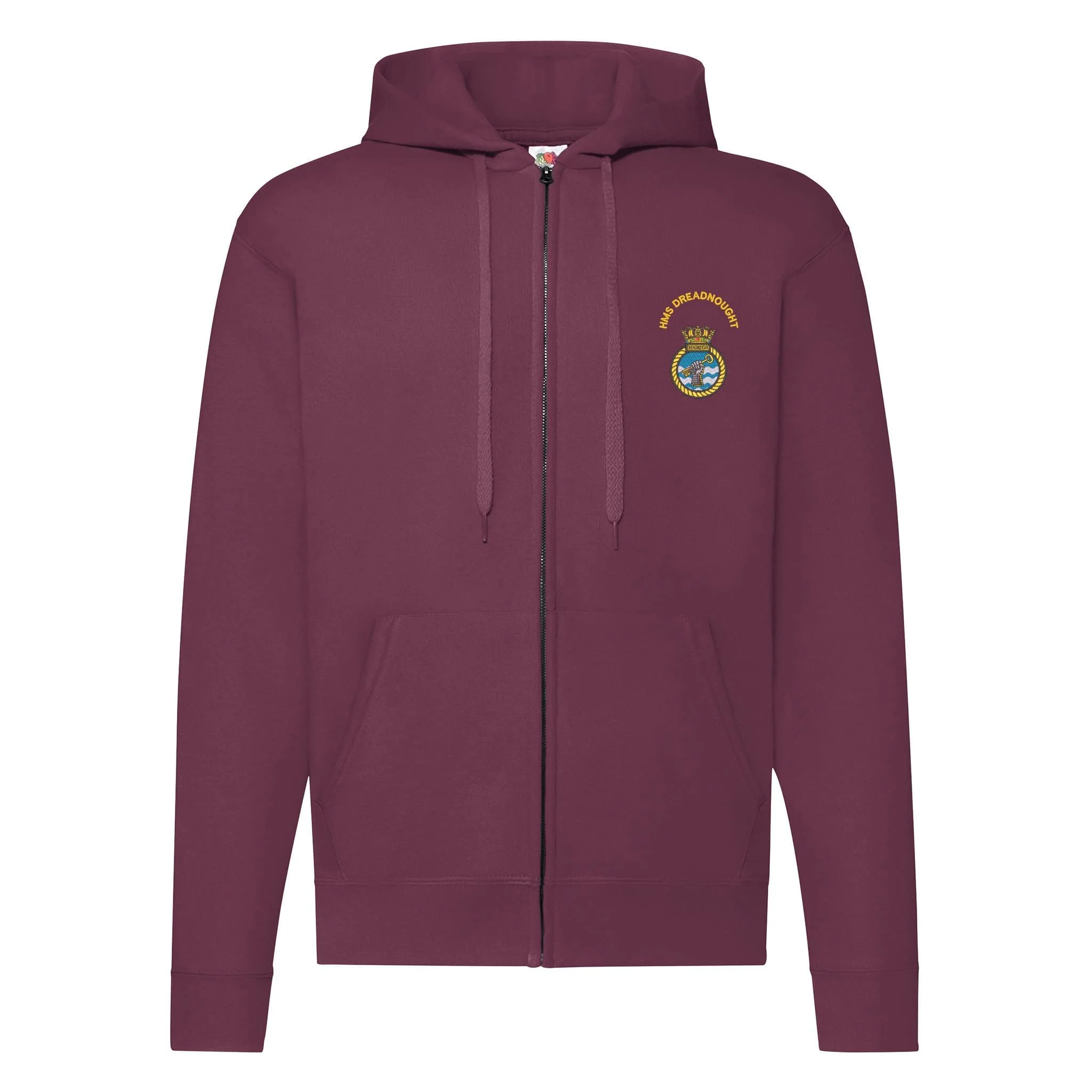 HMS Dreadnought Zipped Hoodie - Image 5