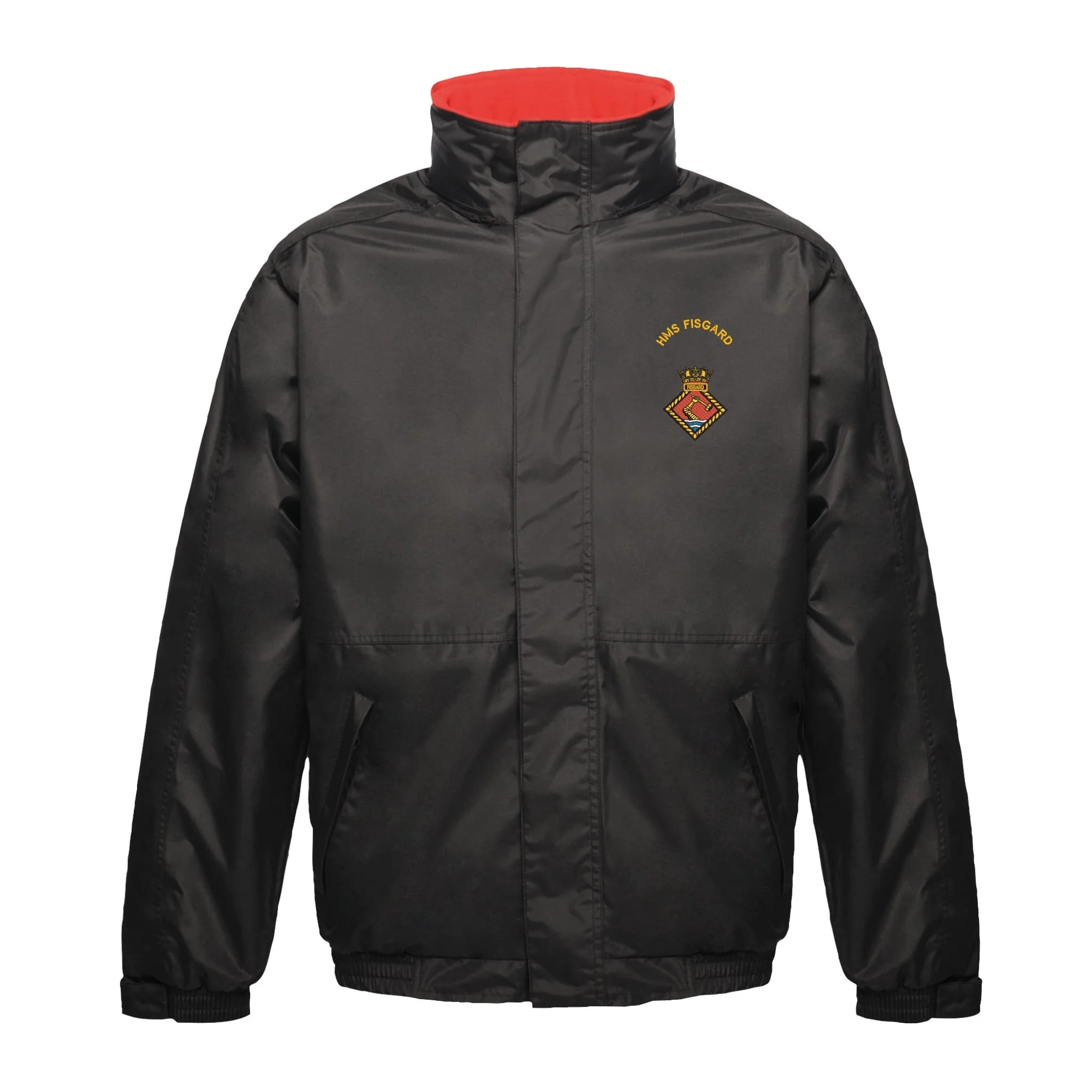 HMS Fisgard Regatta Waterproof Jacket With Hood - Image 7
