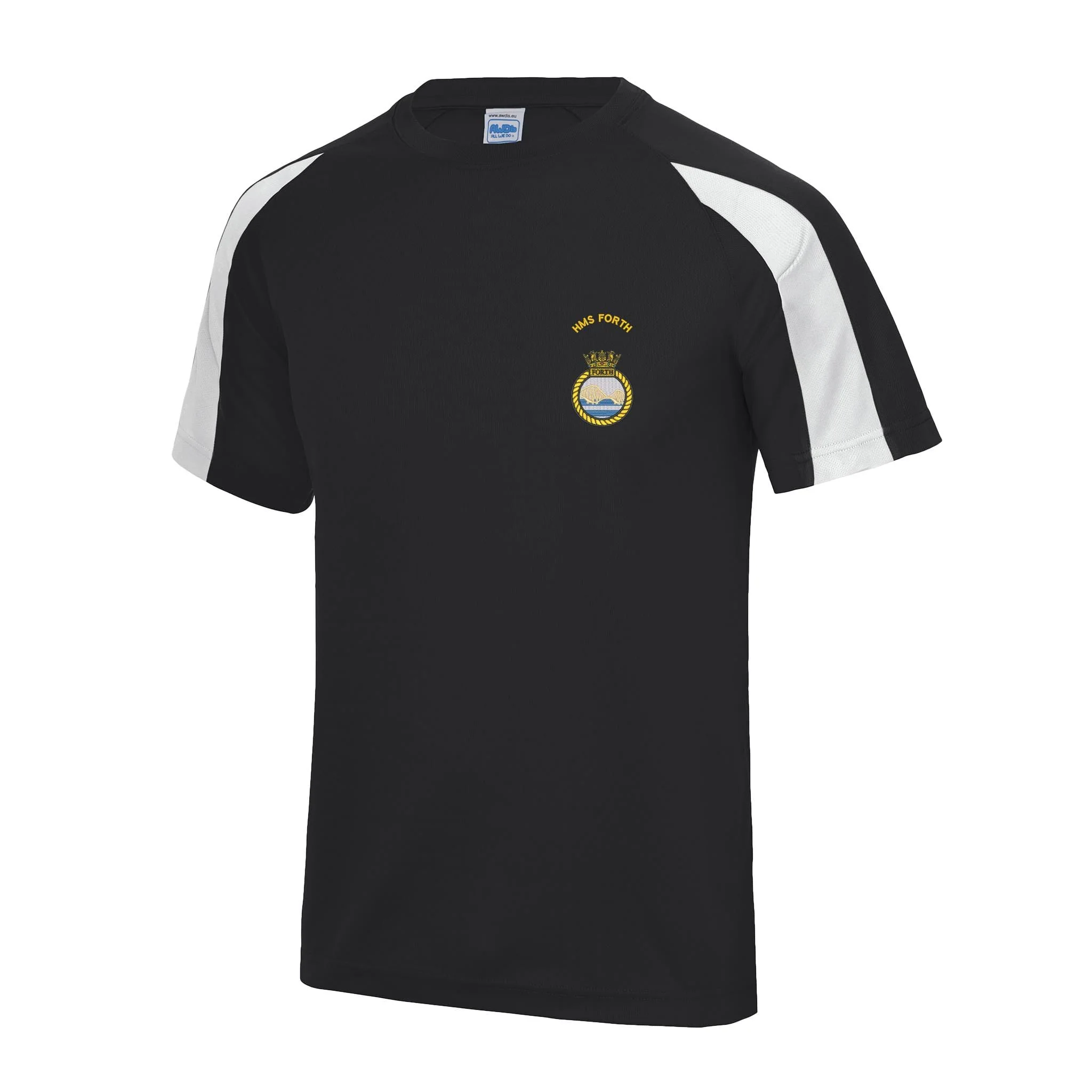 HMS Forth Contrast Polyester T-Shirt - Image 2