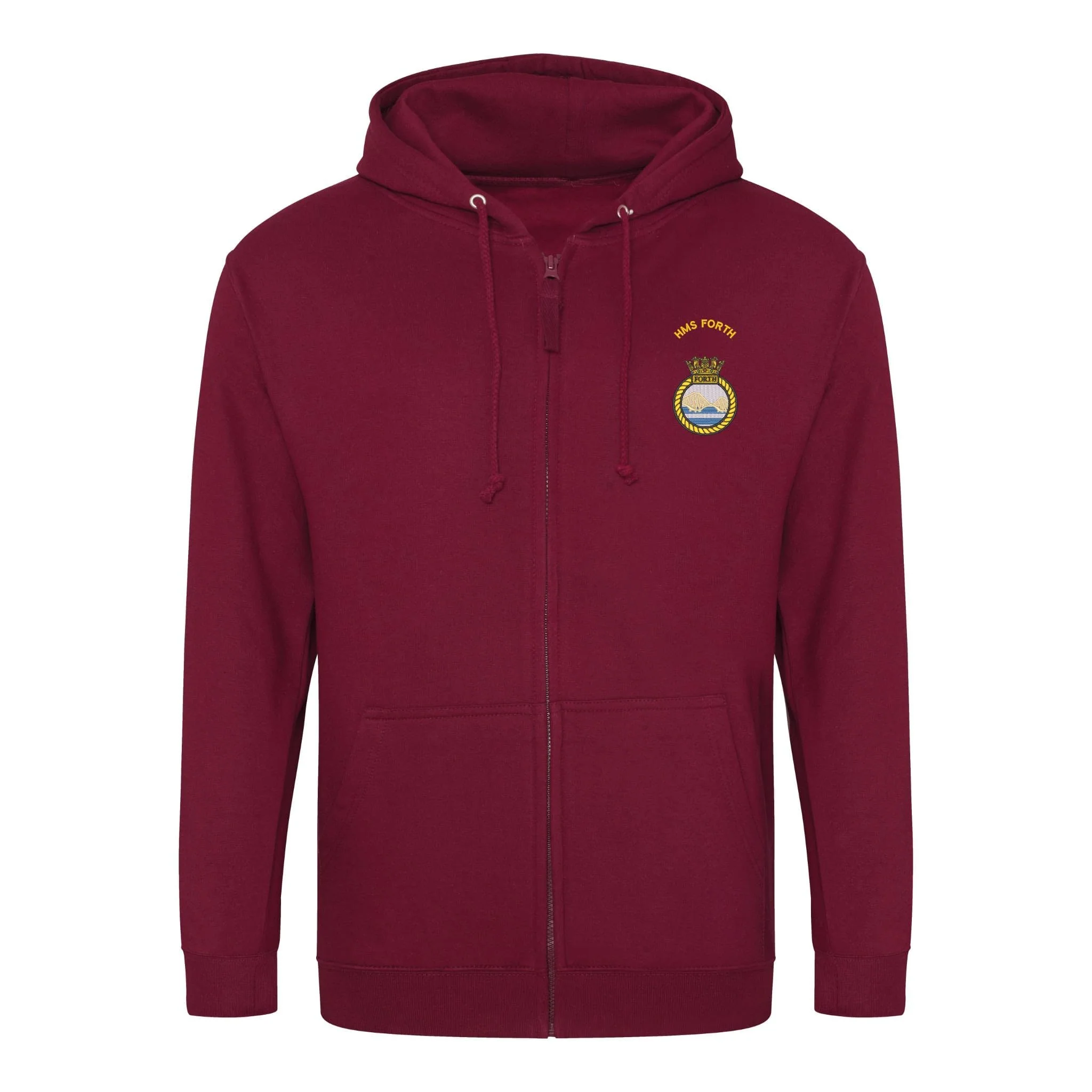 HMS Forth Zipped Hoodie - Image 3