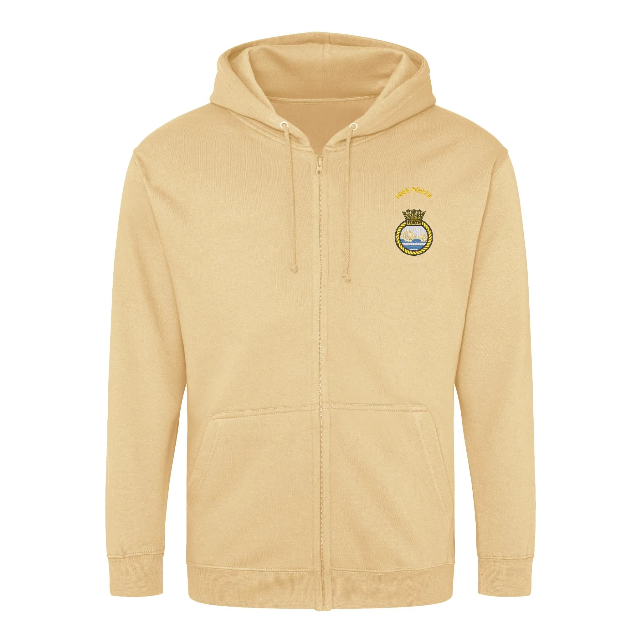 HMS Forth Zipped Hoodie - Image 6