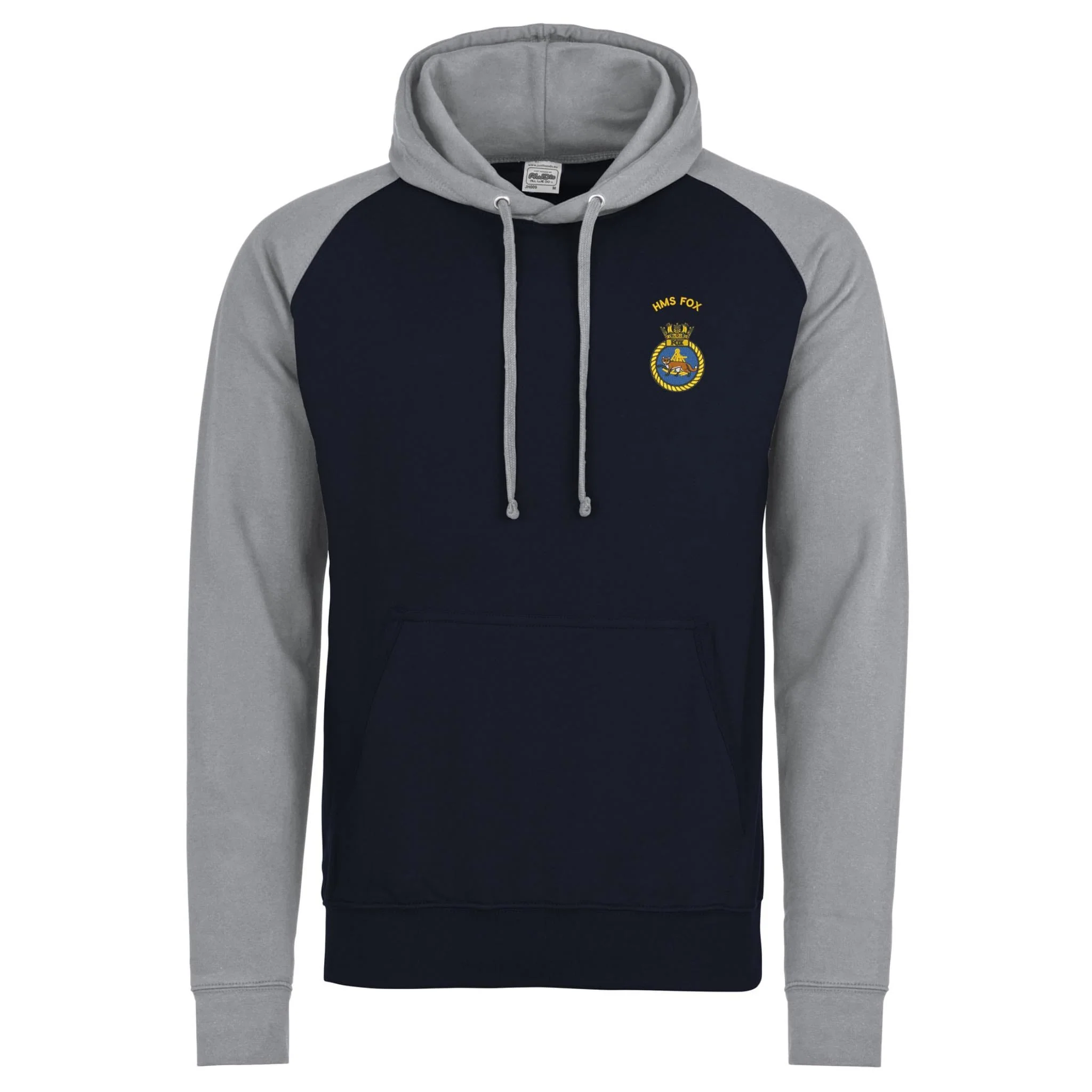 HMS Fox Contrast Hoodie - Image 4