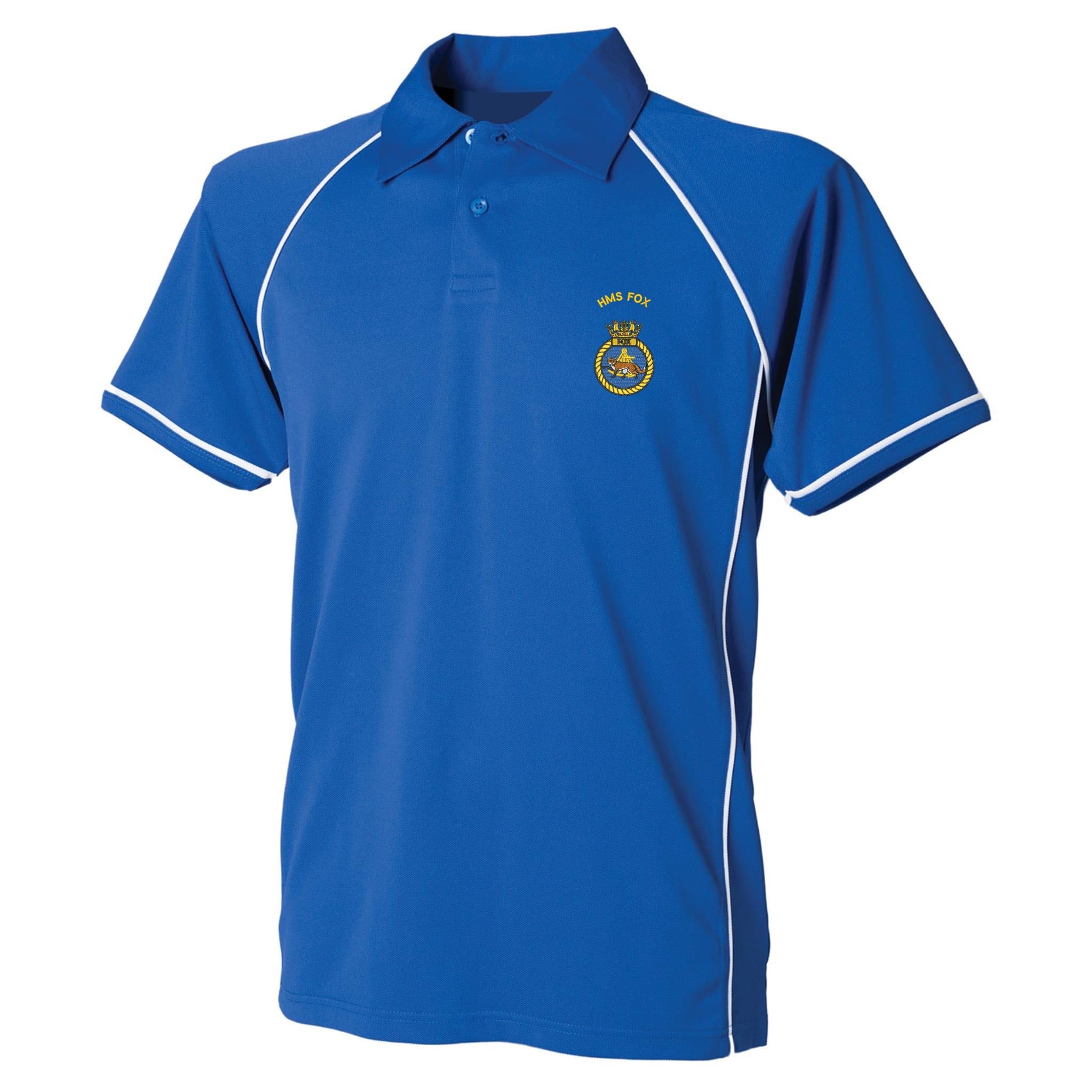 HMS Fox Performance Polo - Image 6