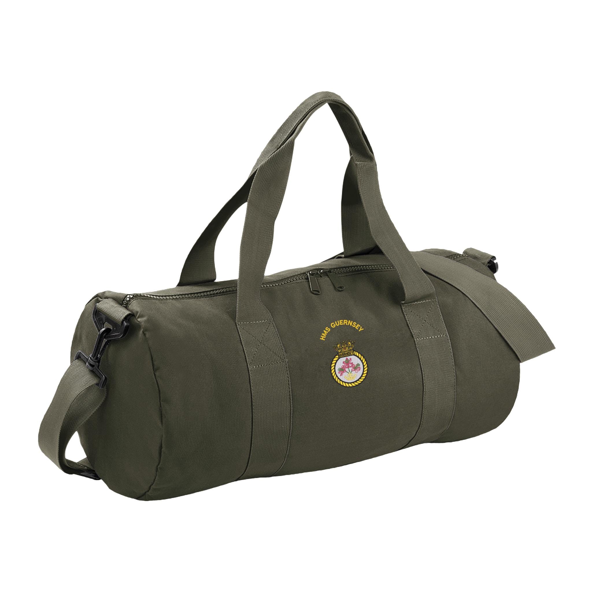 HMS Guernsey Barrel Bag - Image 3