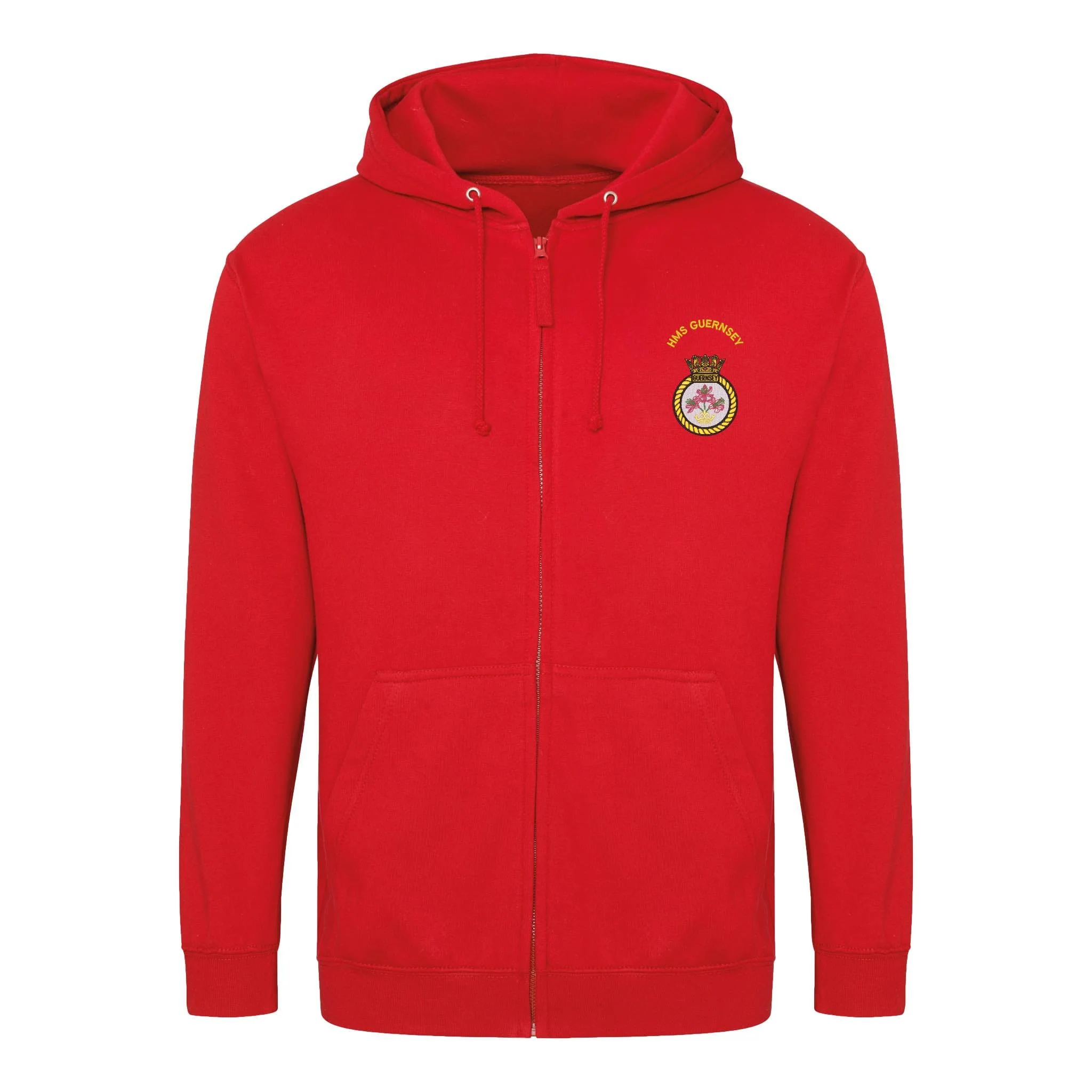 HMS Guernsey Zipped Hoodie - Image 10