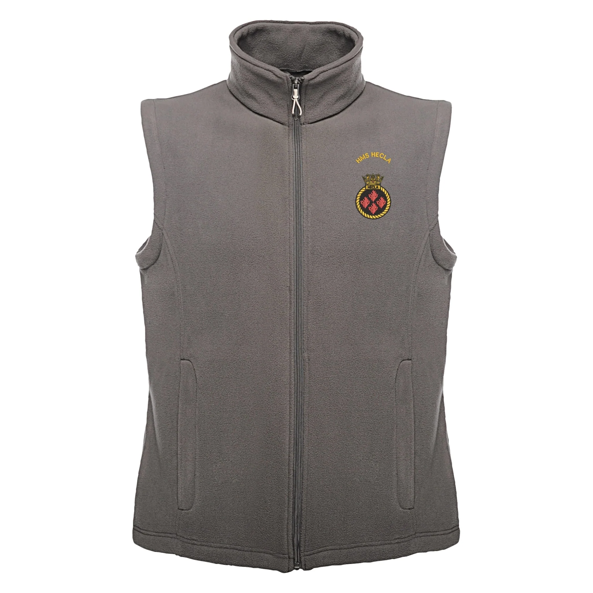 HMS Hecla Regatta Fleece Bodywarmer