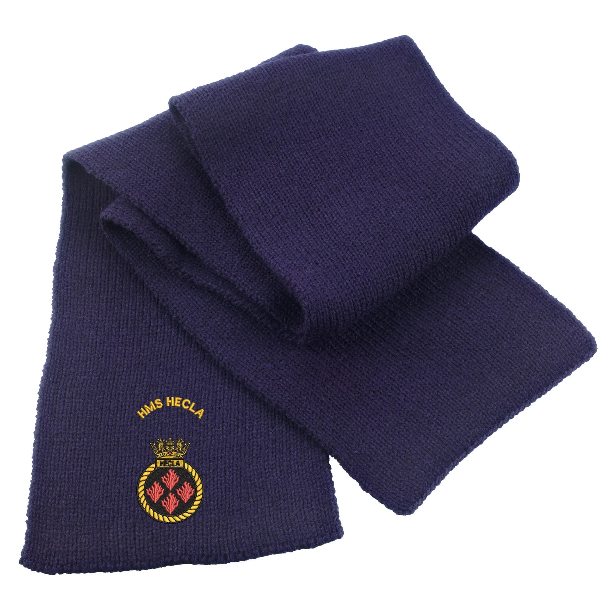 HMS Hecla Heavy Knit Scarf - Image 3