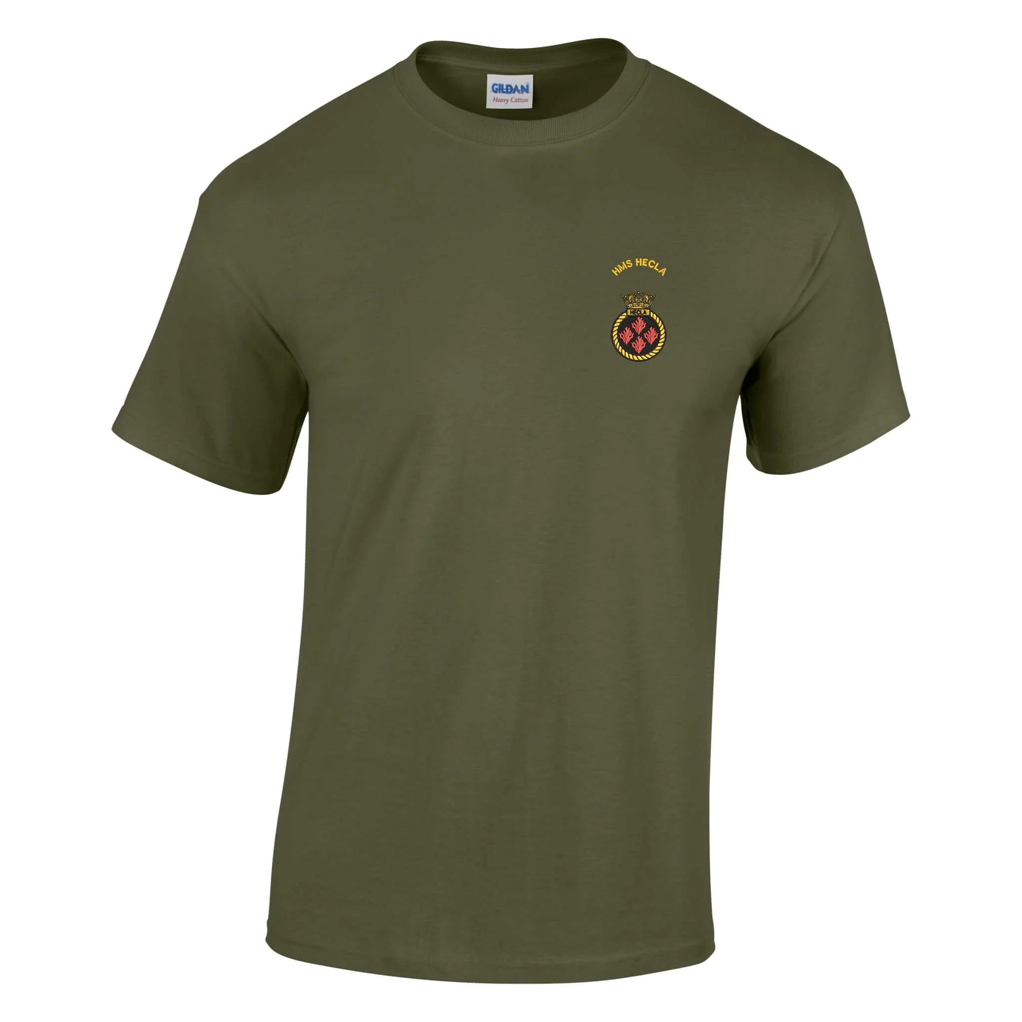 HMS Hecla Cotton T-Shirt - Image 6