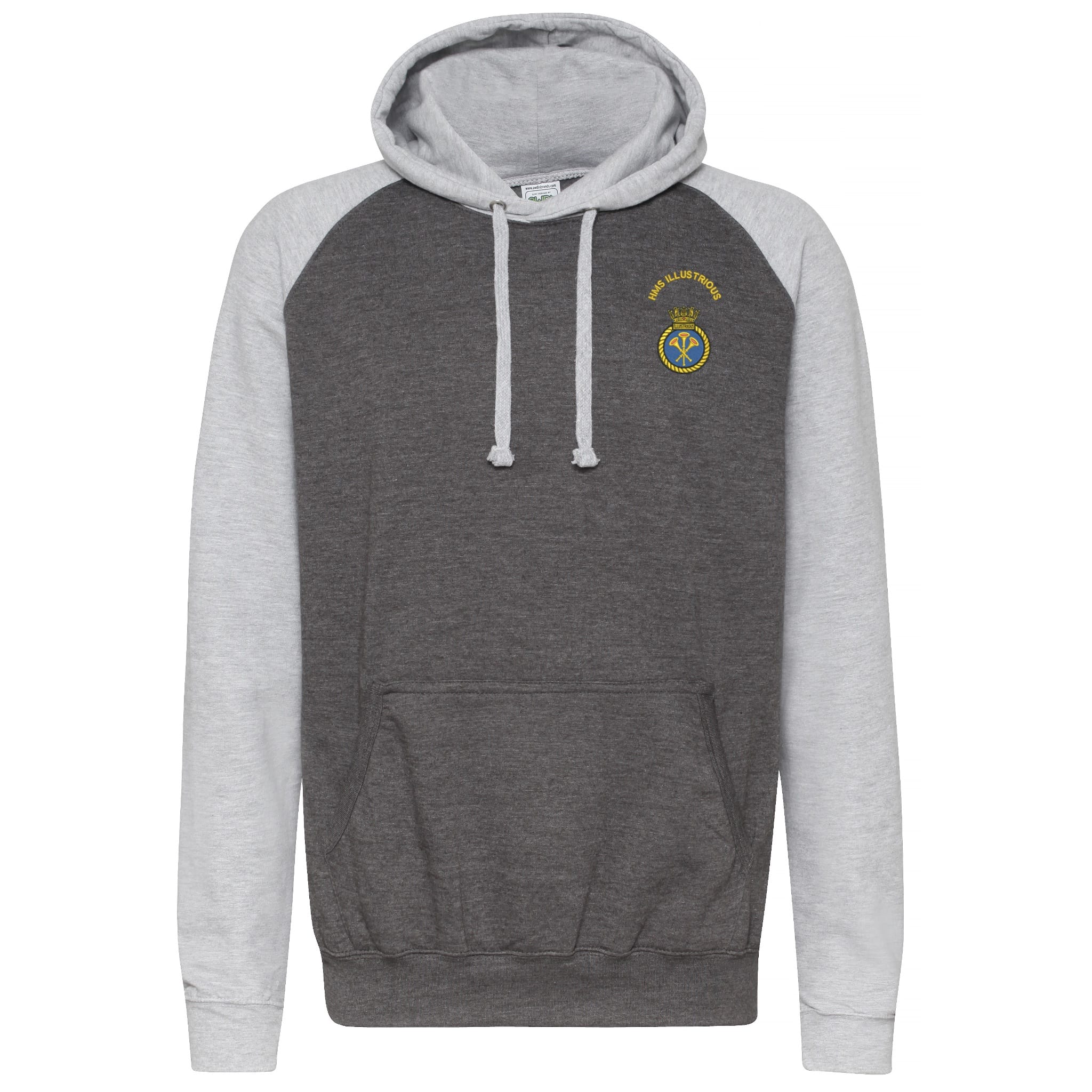 HMS Illustrious Contrast Hoodie - Image 3