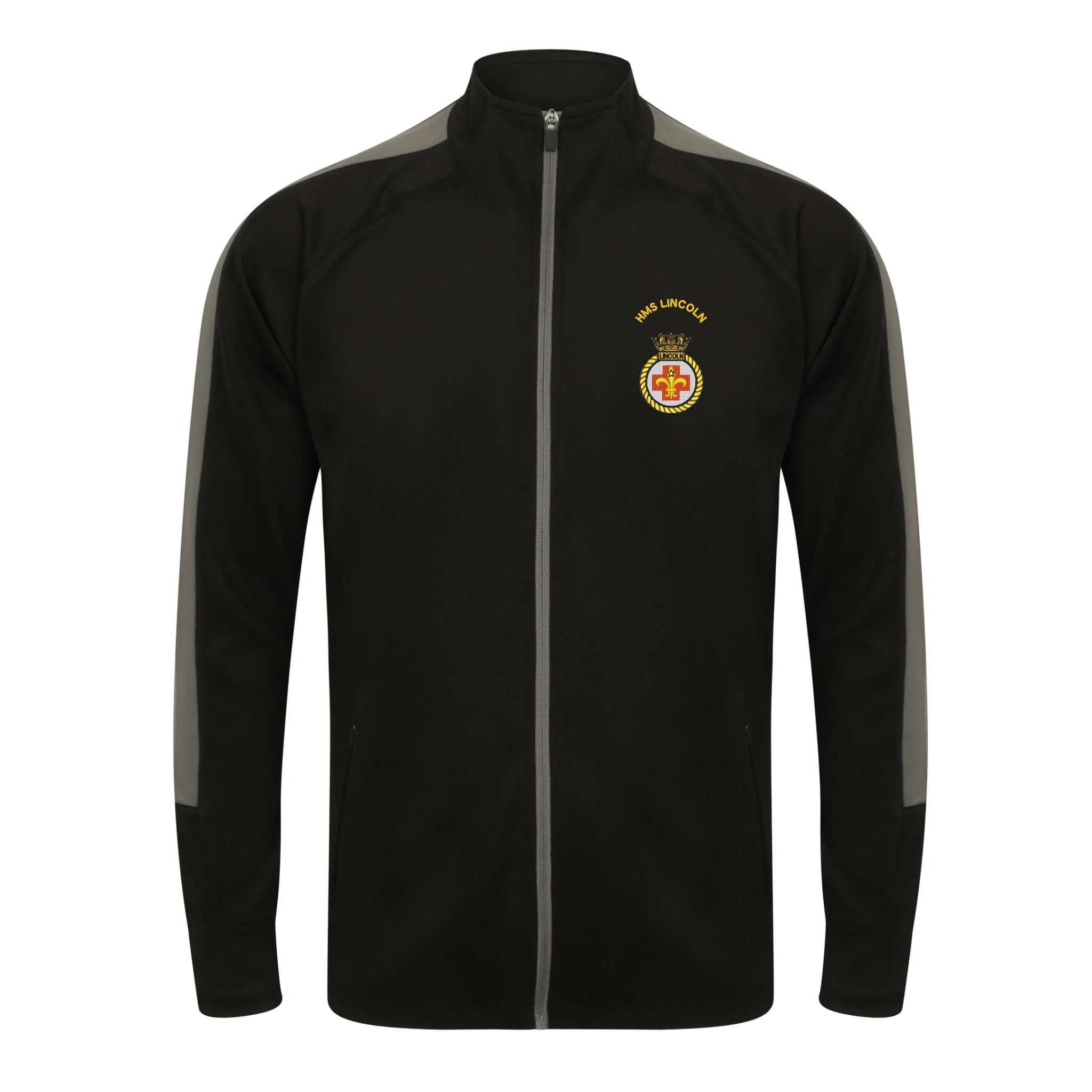 HMS Lincoln Knitted Tracksuit Top - Image 2
