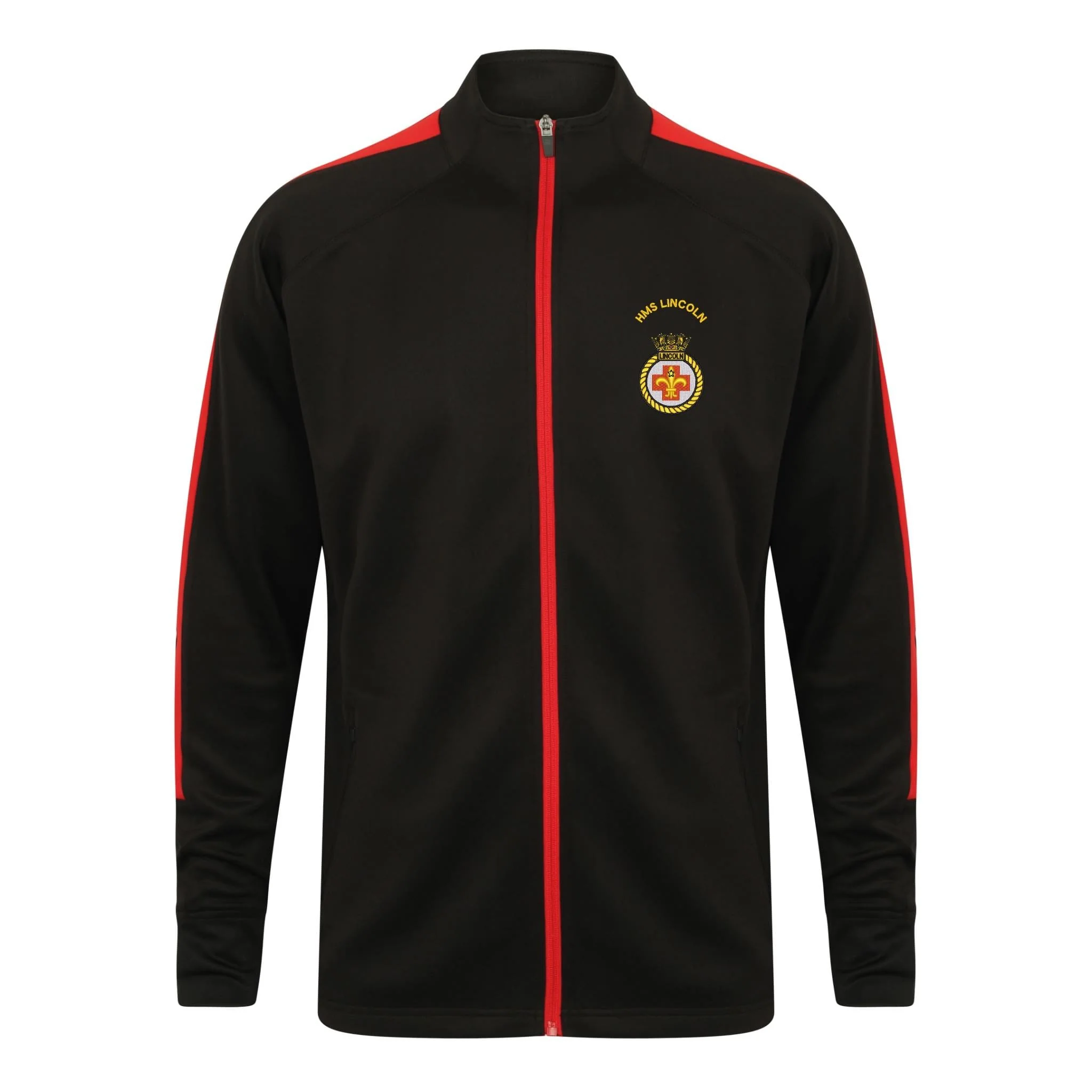 HMS Lincoln Knitted Tracksuit Top - Image 3