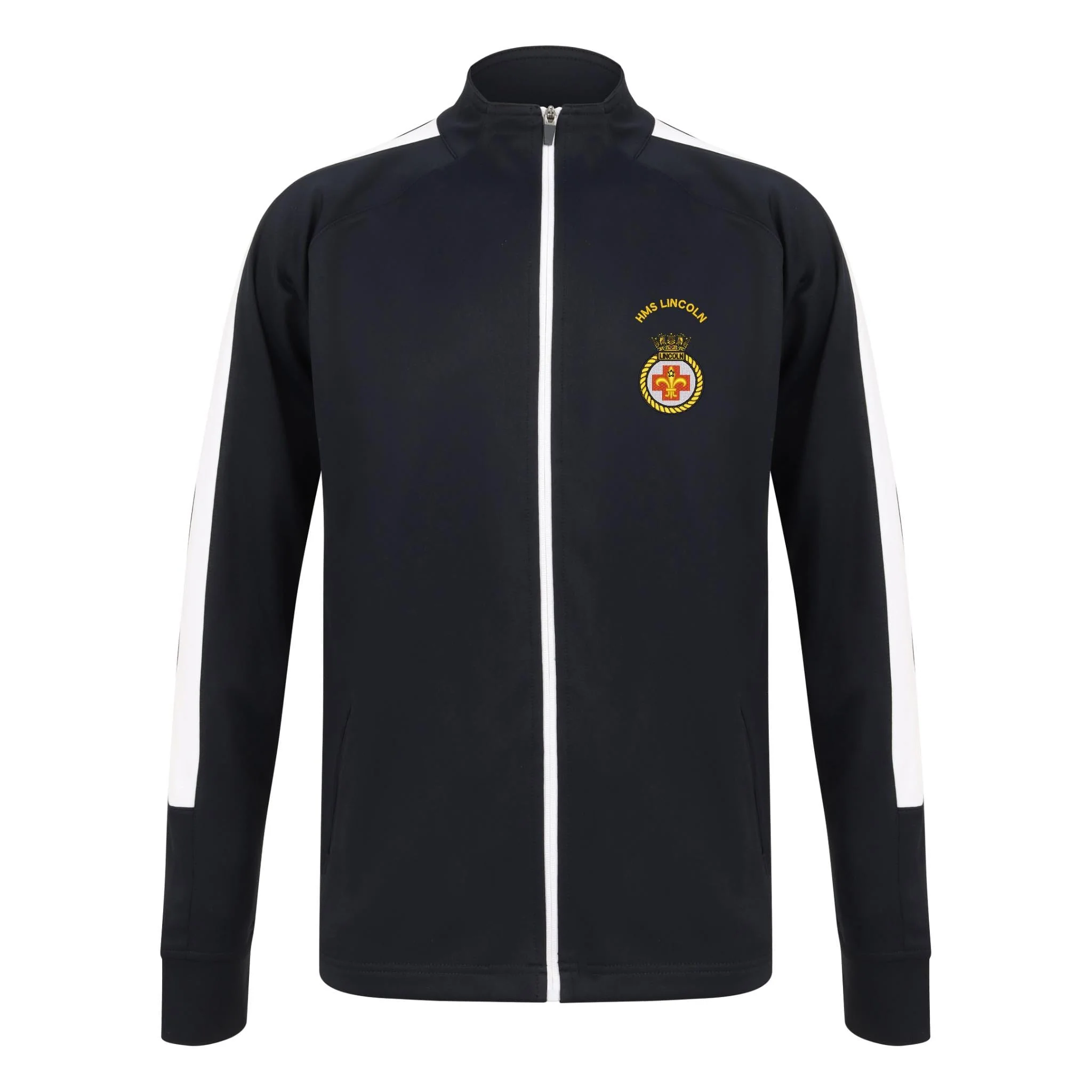 HMS Lincoln Knitted Tracksuit Top - Image 8