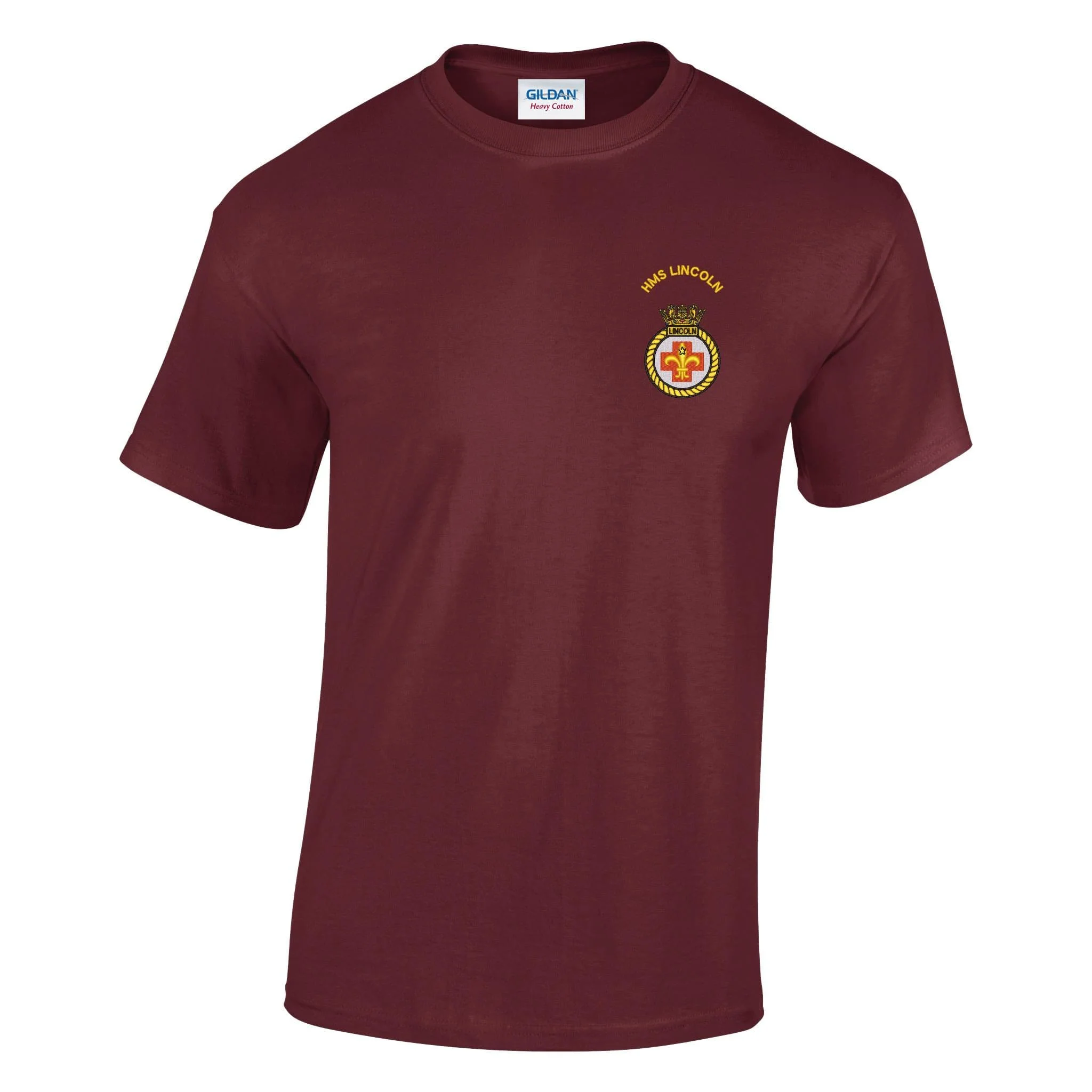 HMS Lincoln Cotton T-Shirt - Image 6