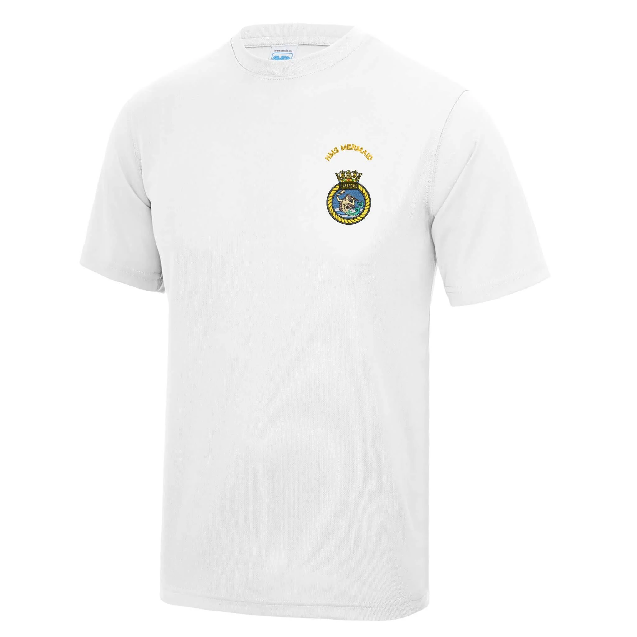 HMS Mermaid Polyester T-Shirt - Image 7