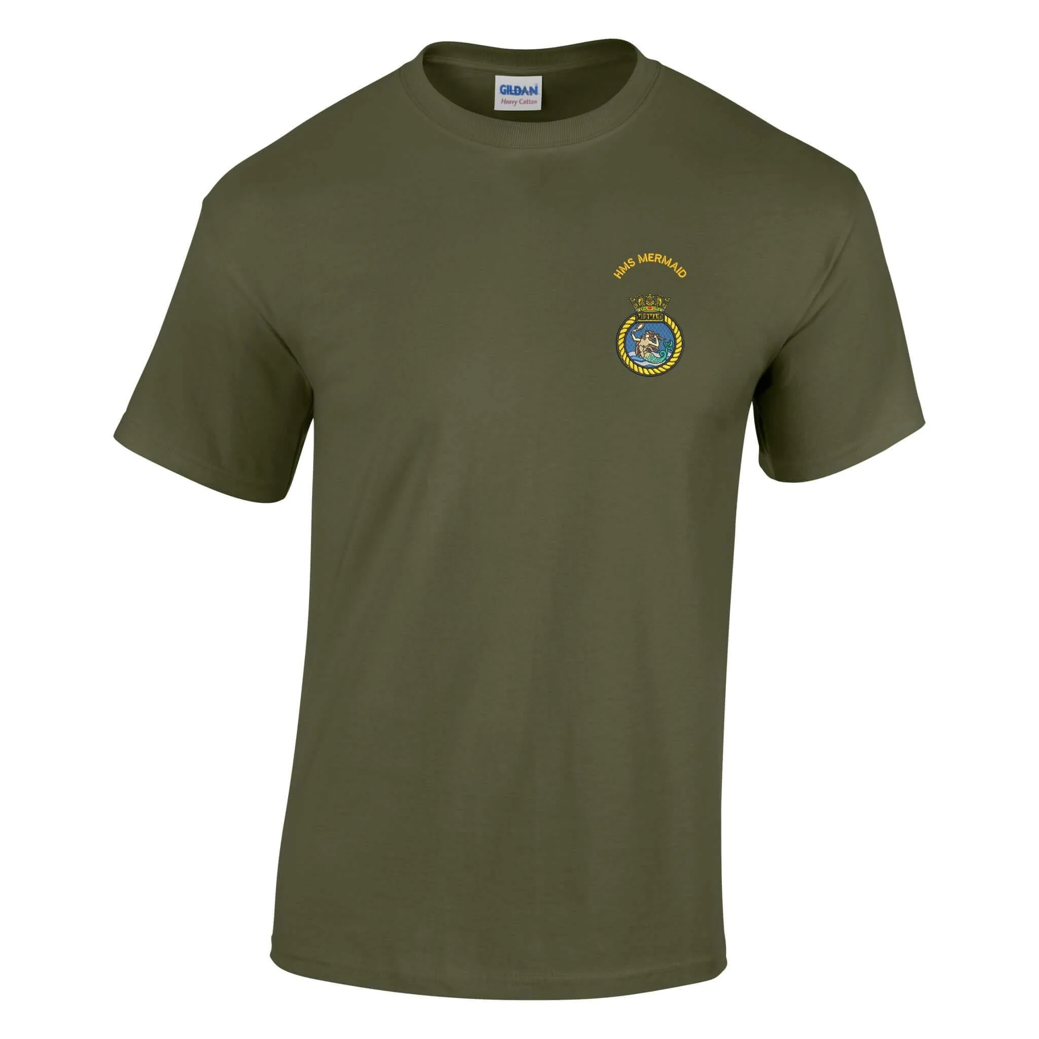HMS Mermaid Cotton T-Shirt - Image 5