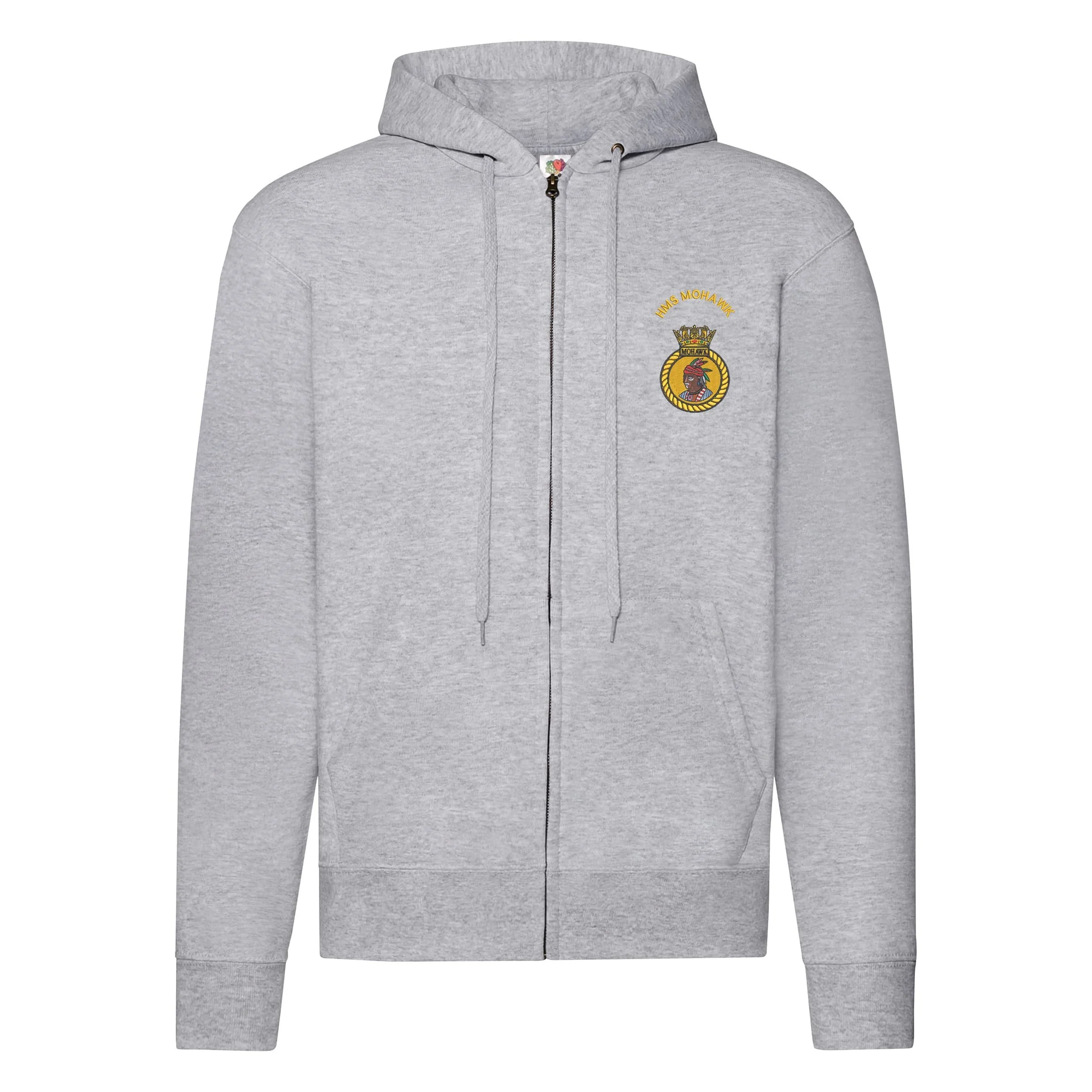 HMS Mohawk Zipped Hoodie - Image 4