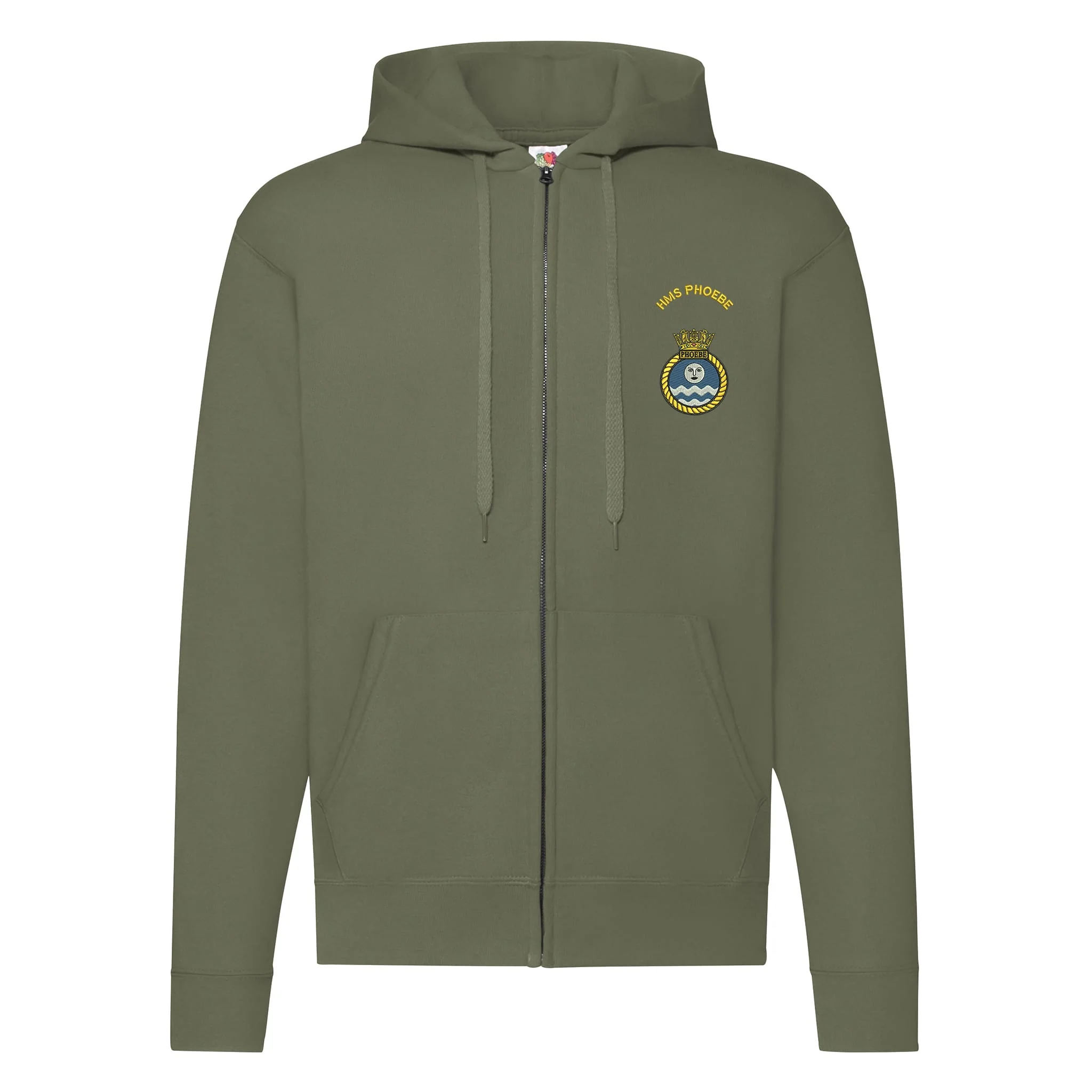 HMS Phoebe Zipped Hoodie - Image 3