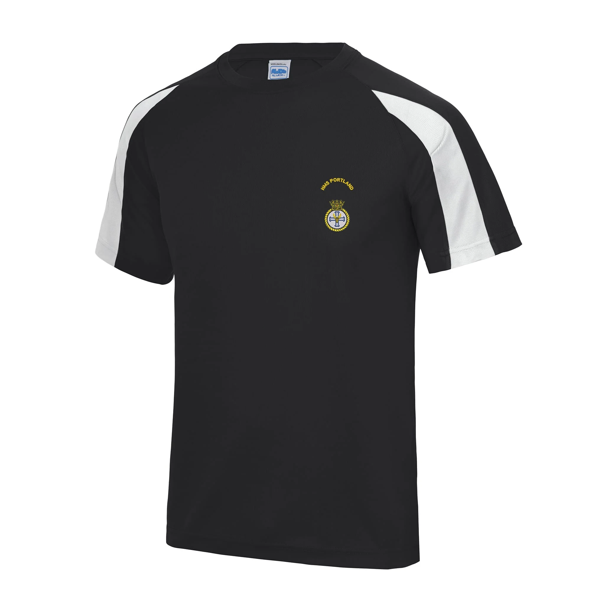 HMS Portland Contrast Polyester T-Shirt - Image 4