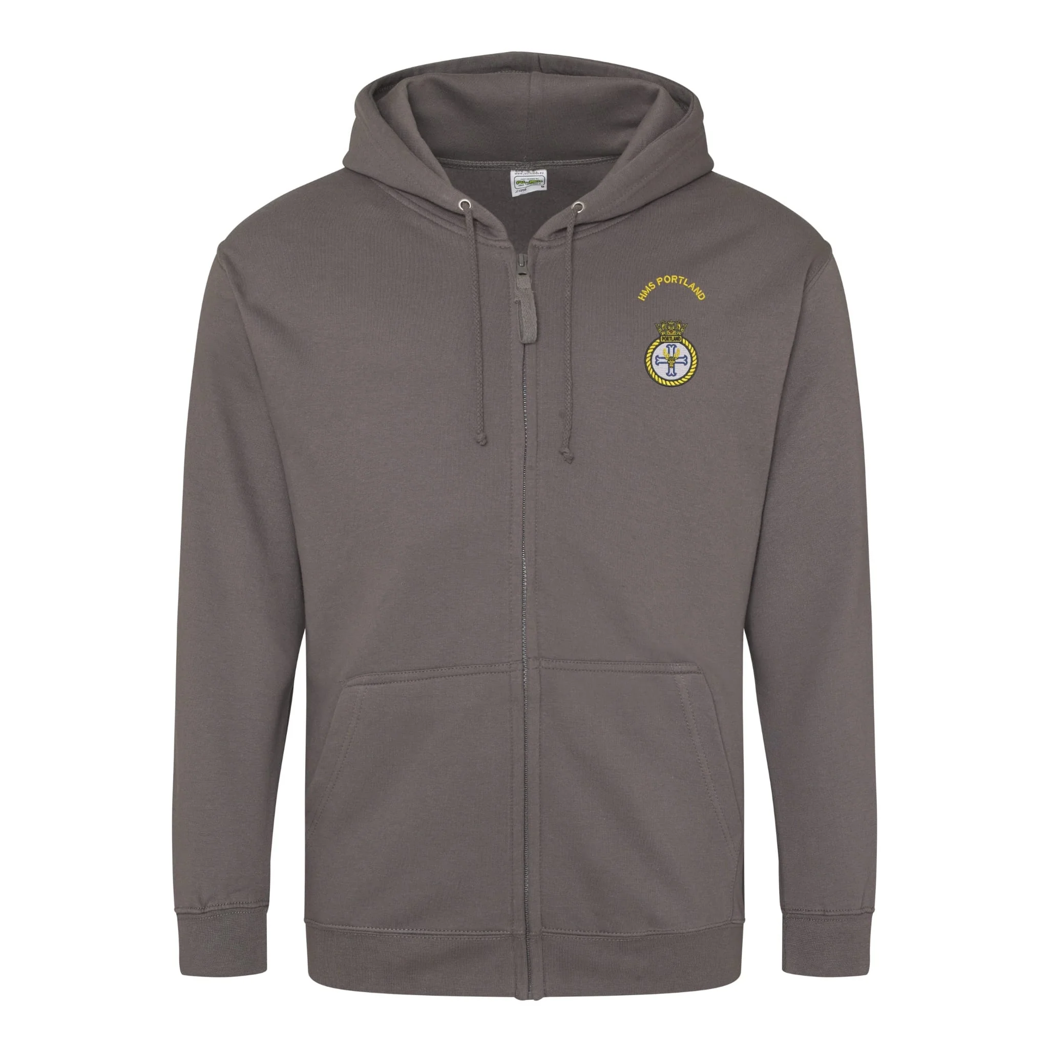 HMS Portland Zipped Hoodie - Image 3
