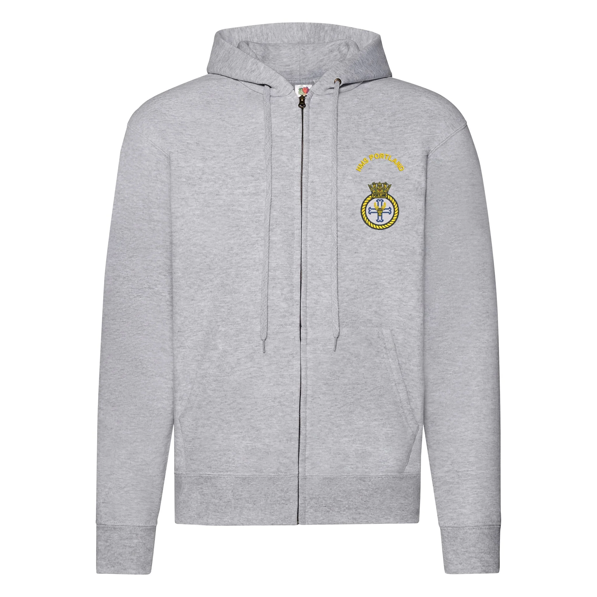 HMS Portland Zipped Hoodie - Image 4