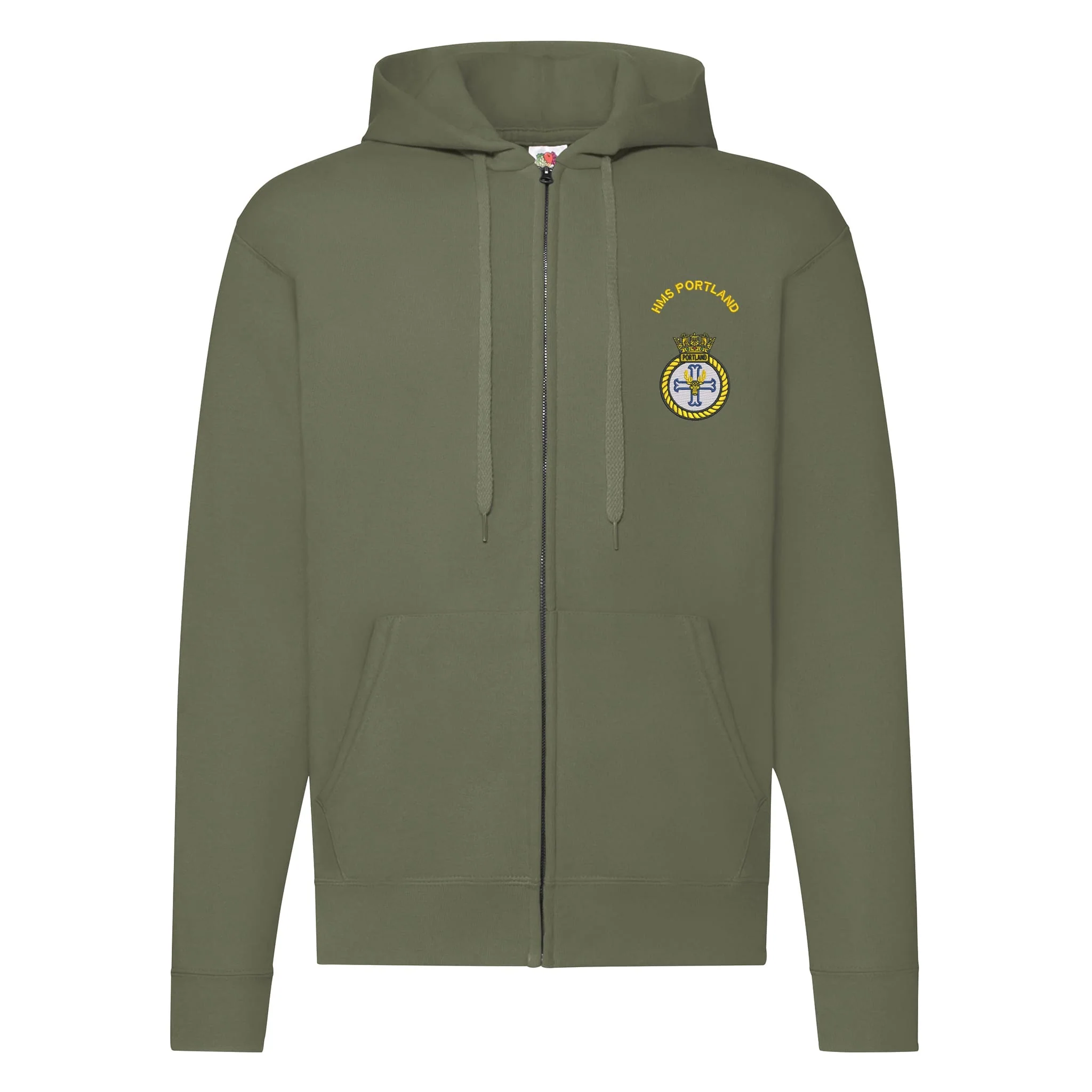 HMS Portland Zipped Hoodie - Image 5