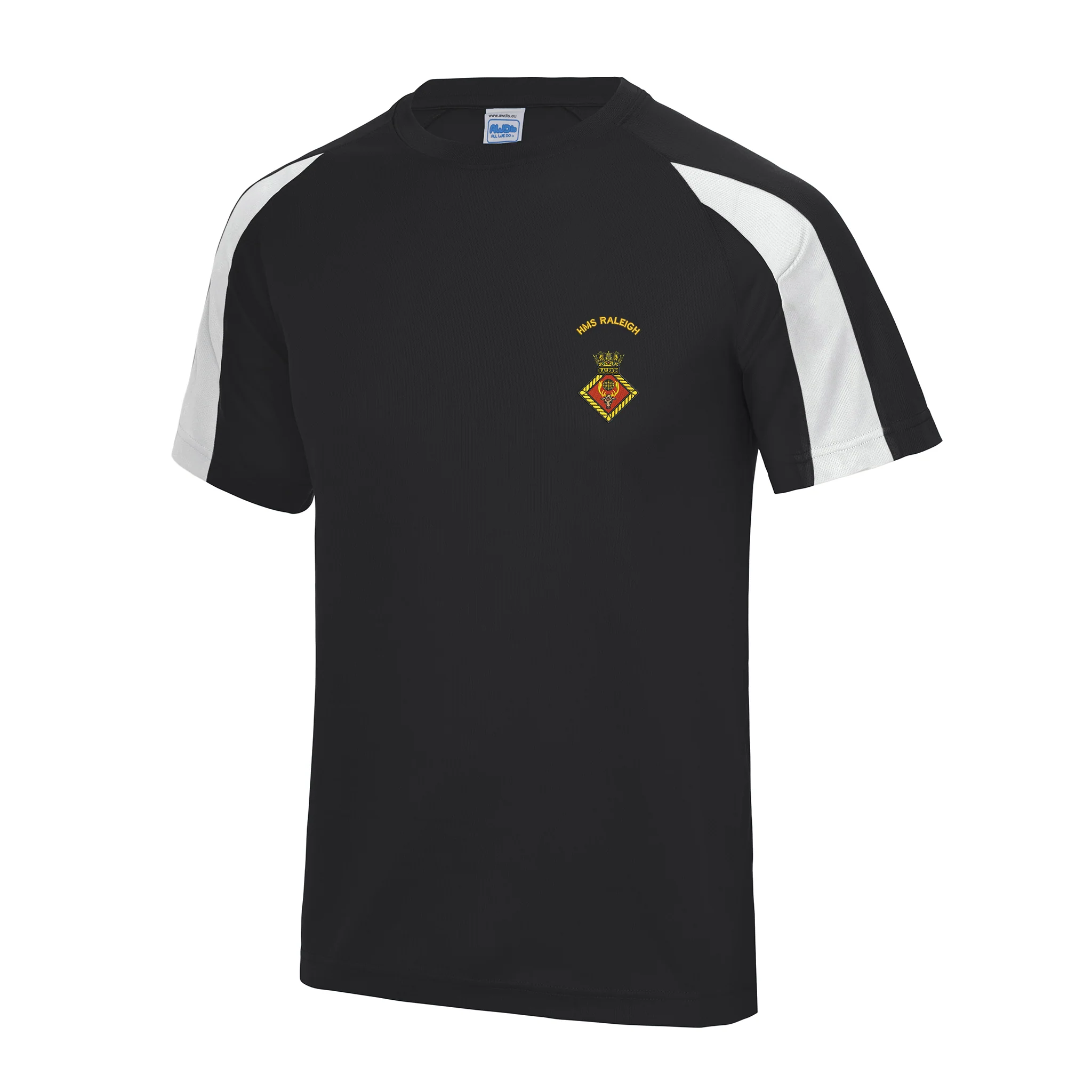HMS Raleigh Contrast Polyester T-Shirt - Image 2