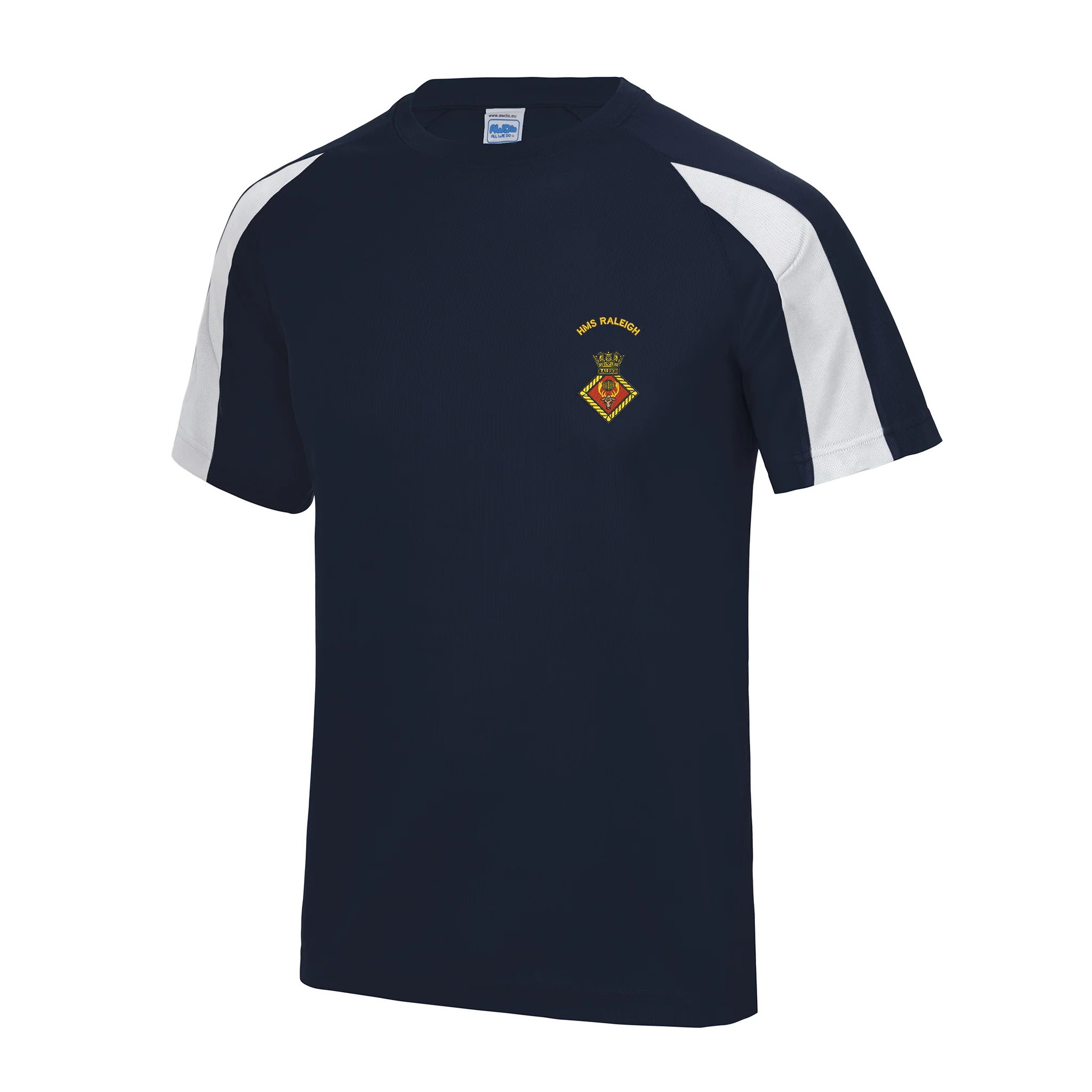 HMS Raleigh Contrast Polyester T-Shirt - Image 4