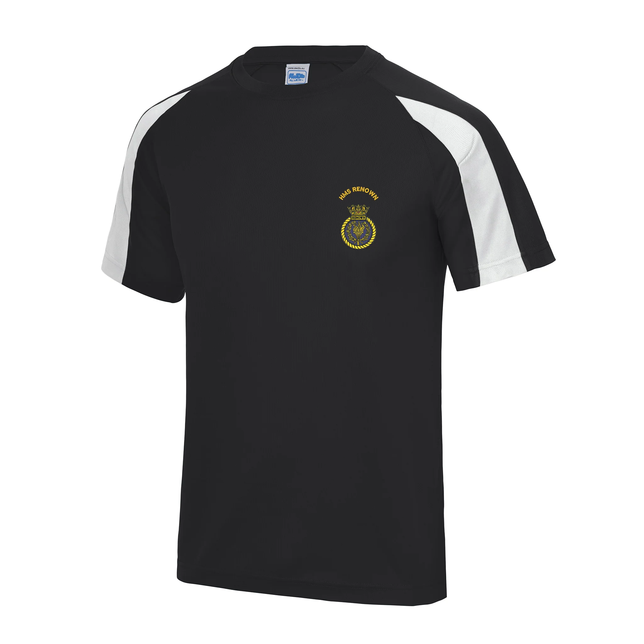 HMS Renown Contrast Polyester T-Shirt - Image 2