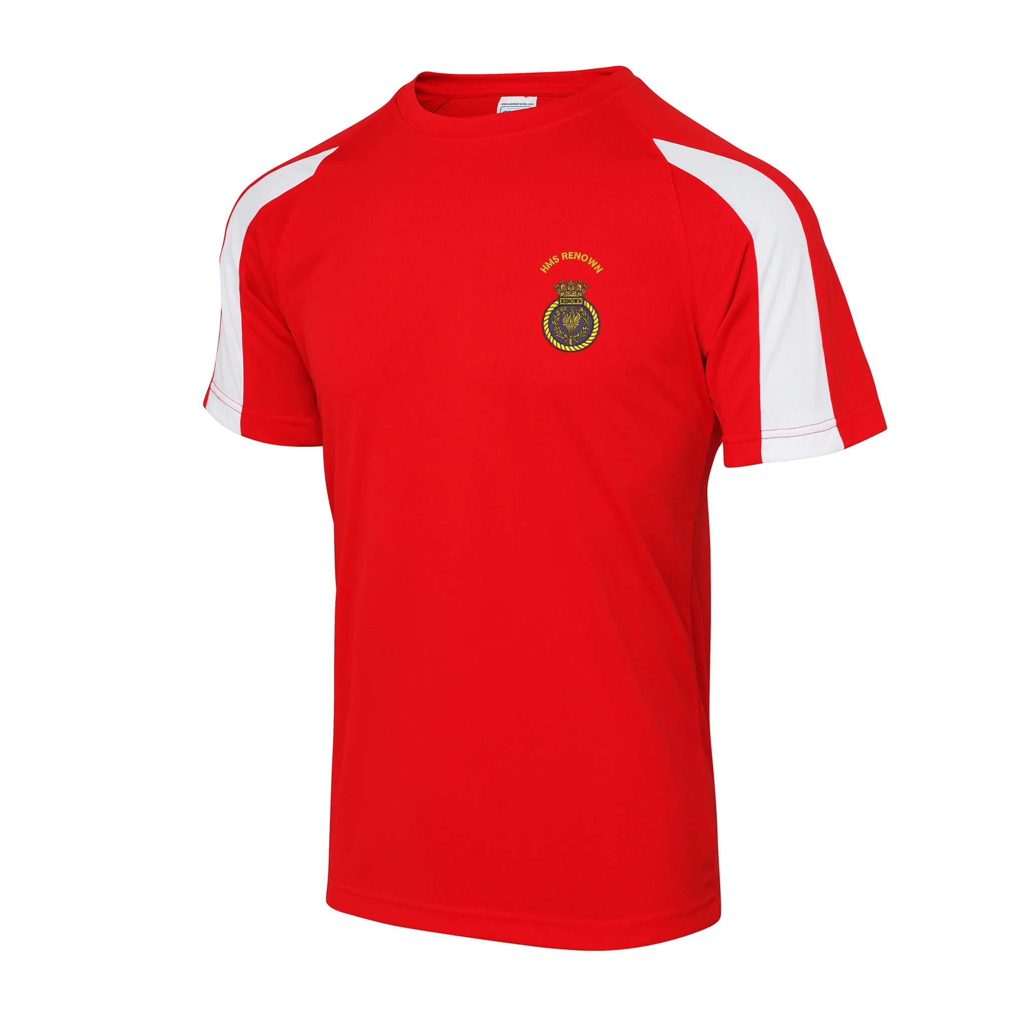 HMS Renown Contrast Polyester T-Shirt - Image 3