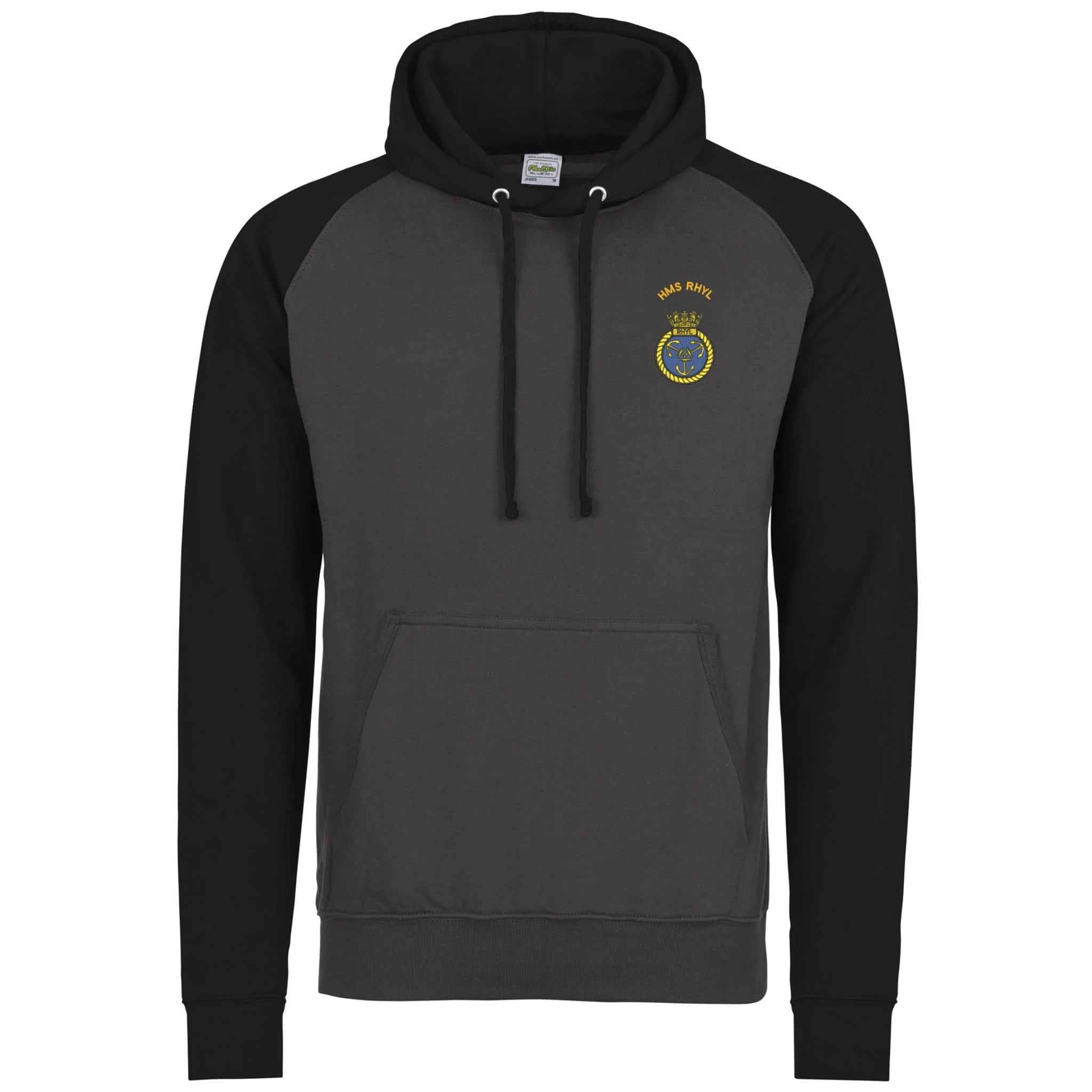HMS Rhyl Contrast Hoodie - Image 2