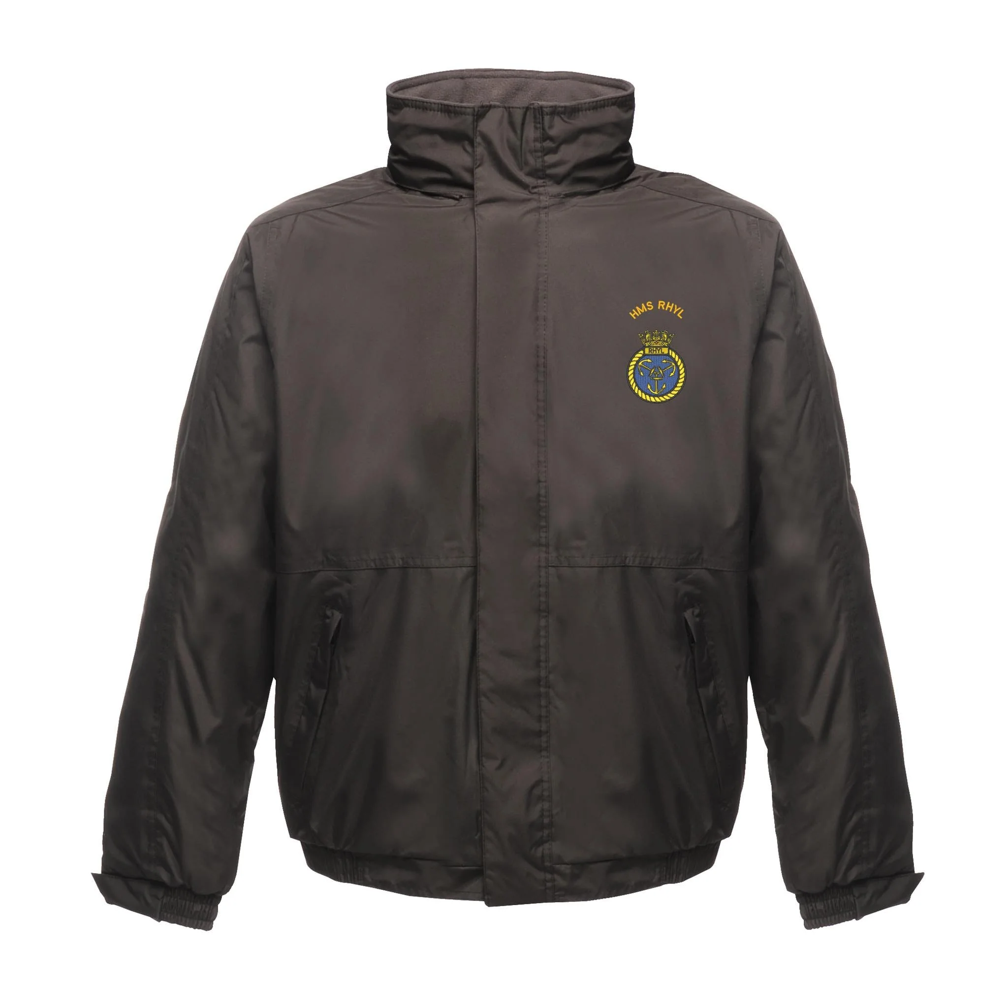 HMS Rhyl Regatta Waterproof Jacket With Hood - Image 2