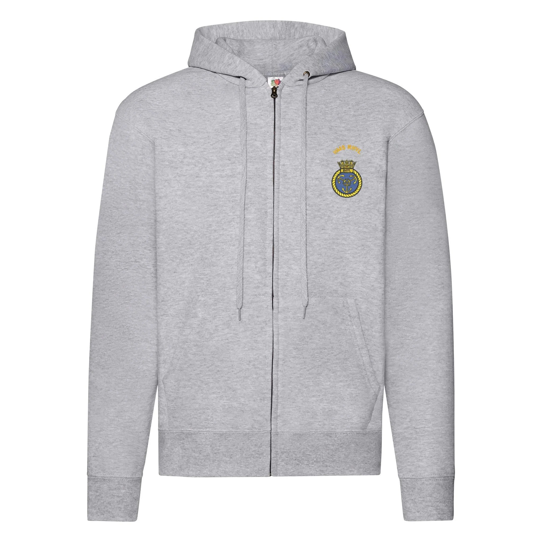 HMS Rhyl Zipped Hoodie