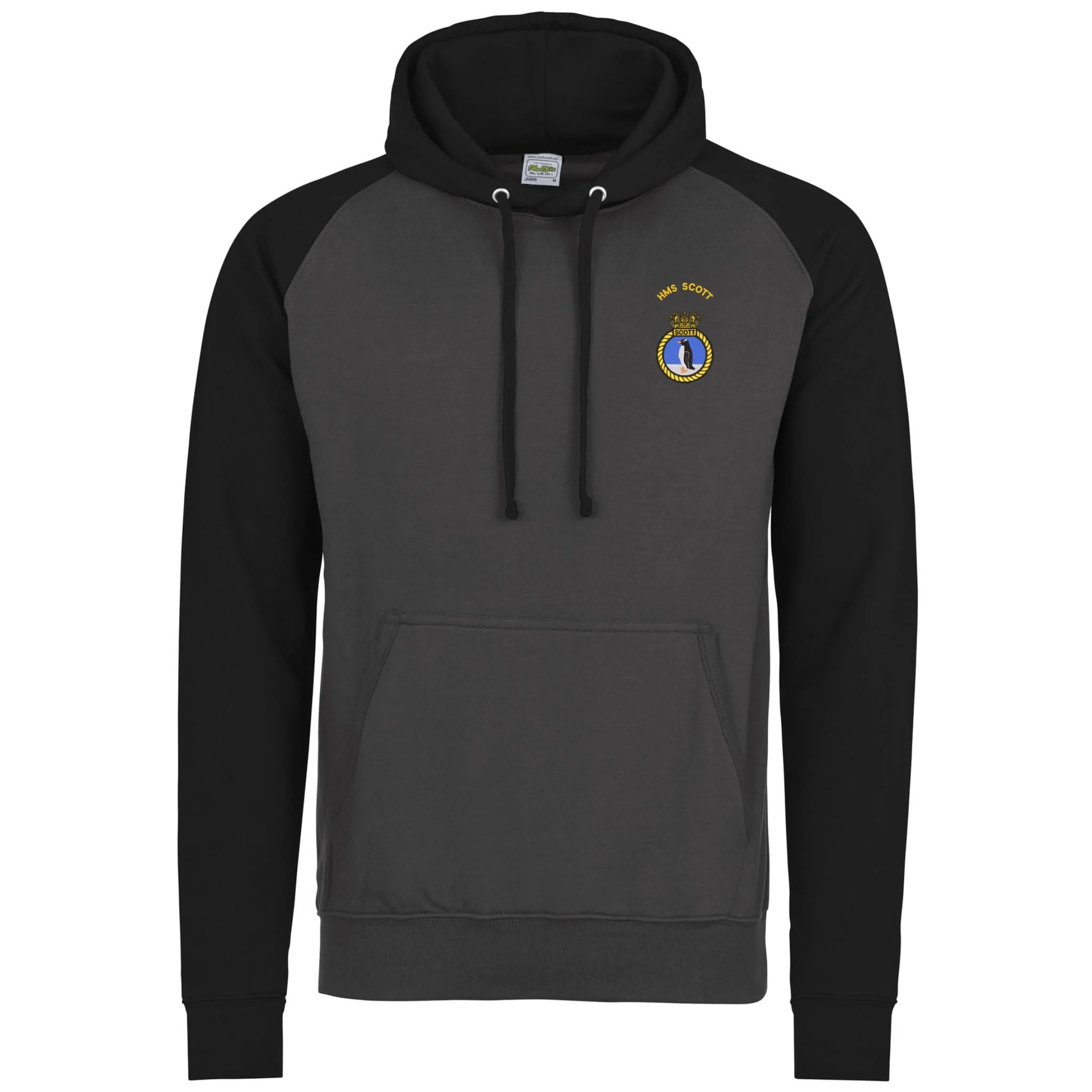 HMS Scott Contrast Hoodie - Image 2