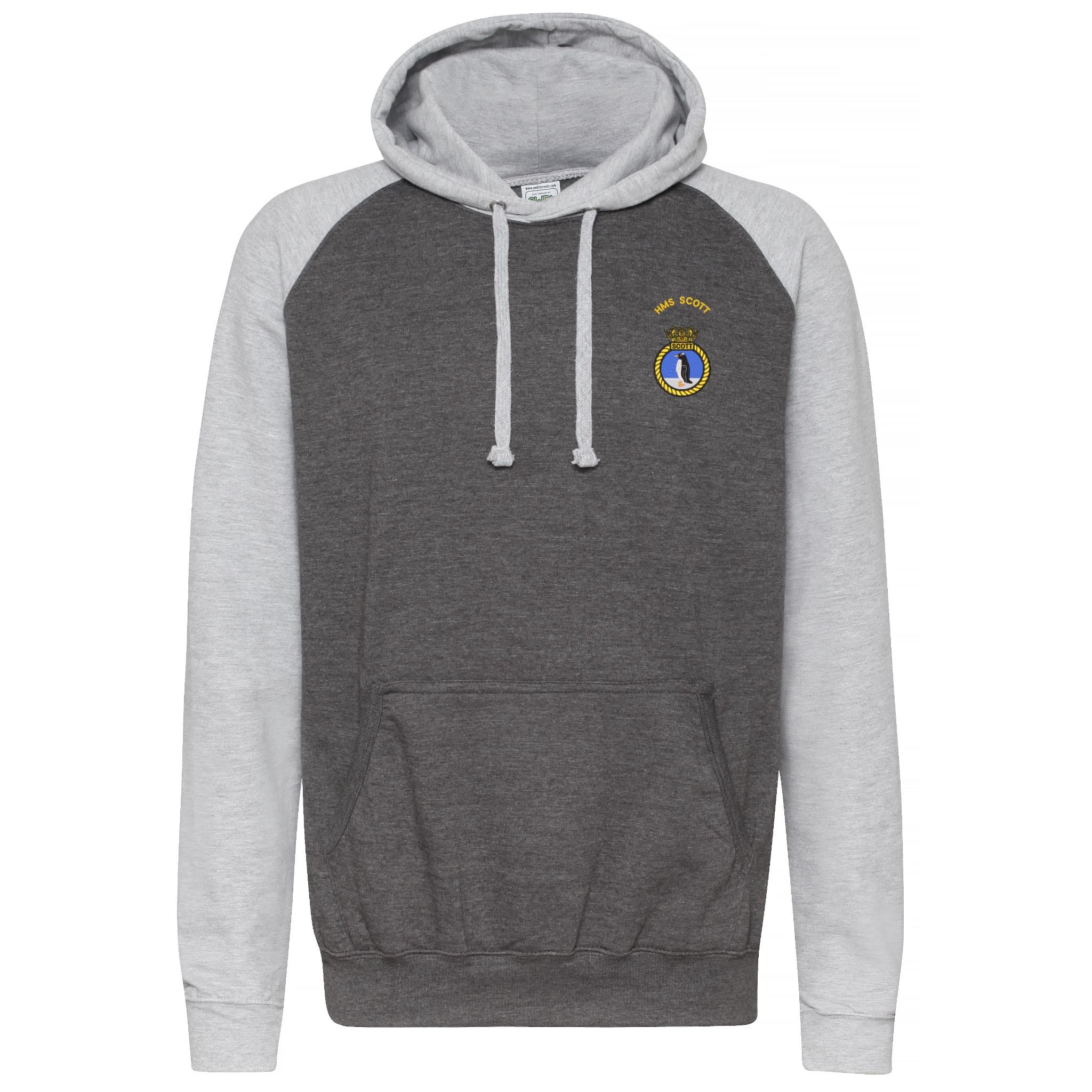 HMS Scott Contrast Hoodie - Image 3
