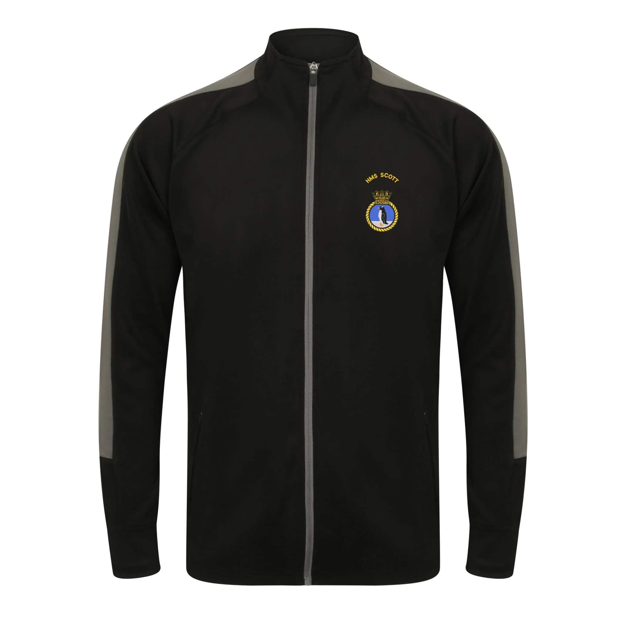 HMS Scott Knitted Tracksuit Top - Image 2
