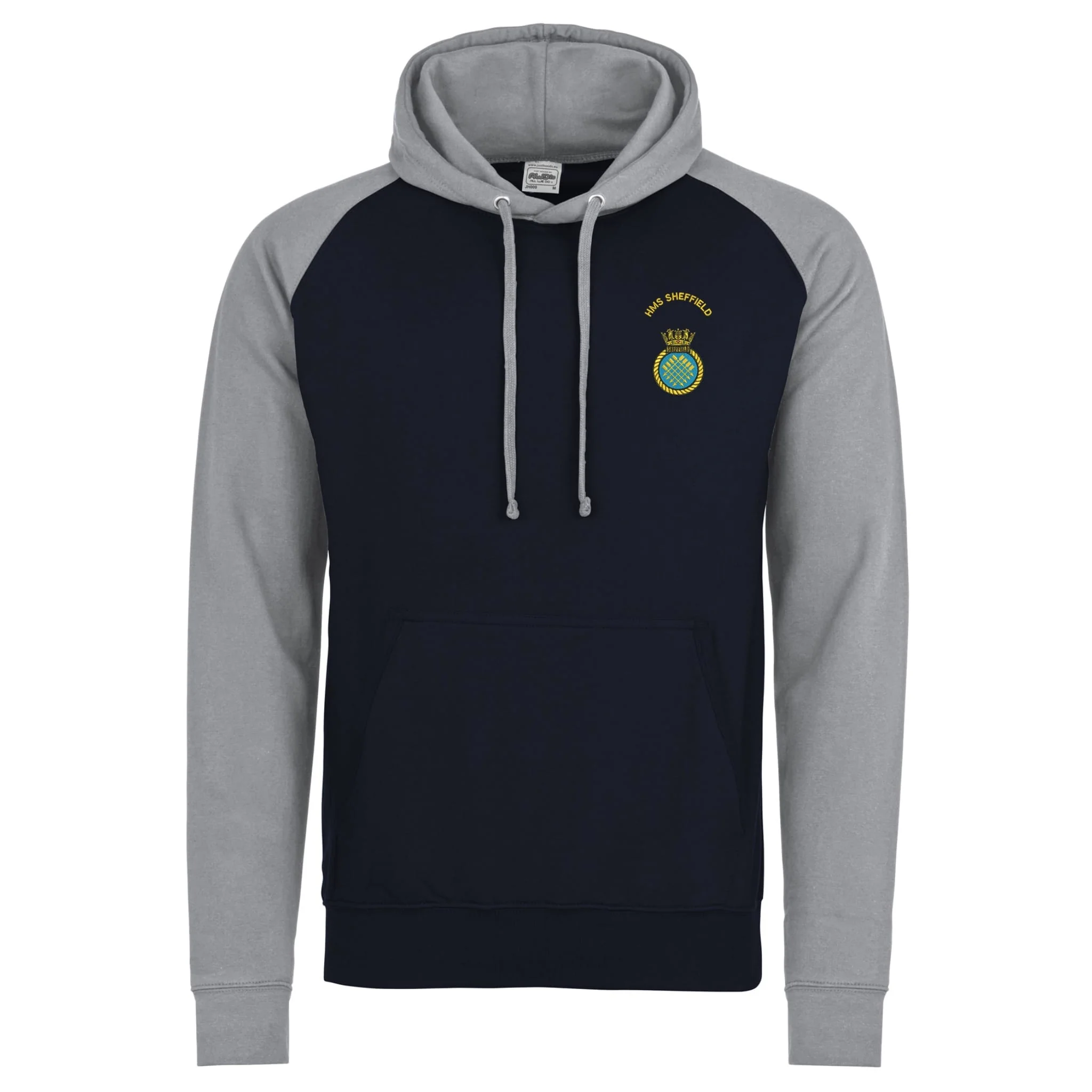 HMS Sheffield Contrast Hoodie - Image 4