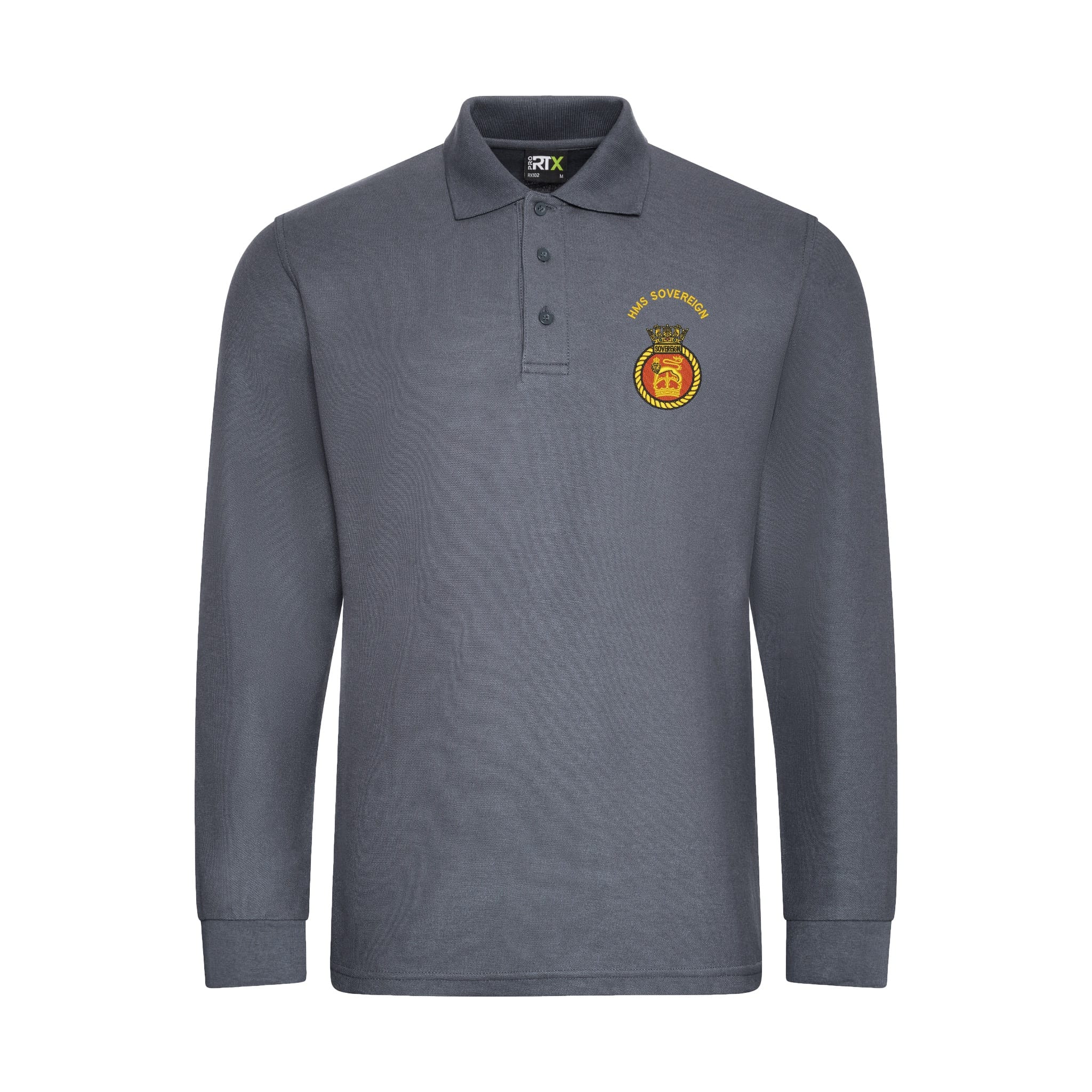 HMS Sovereign Long Sleeve Polo Shirt