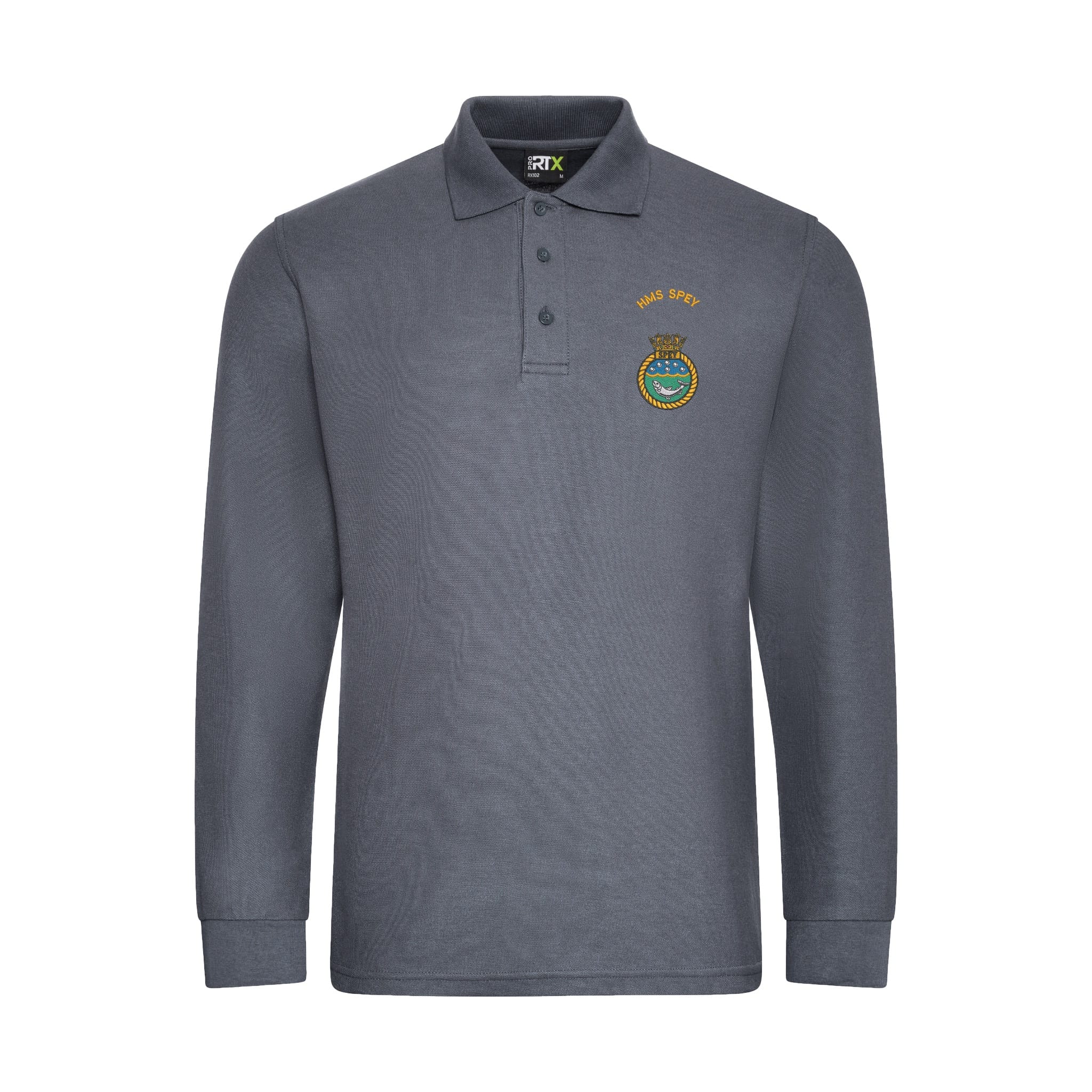 HMS Spey Long Sleeve Polo Shirt