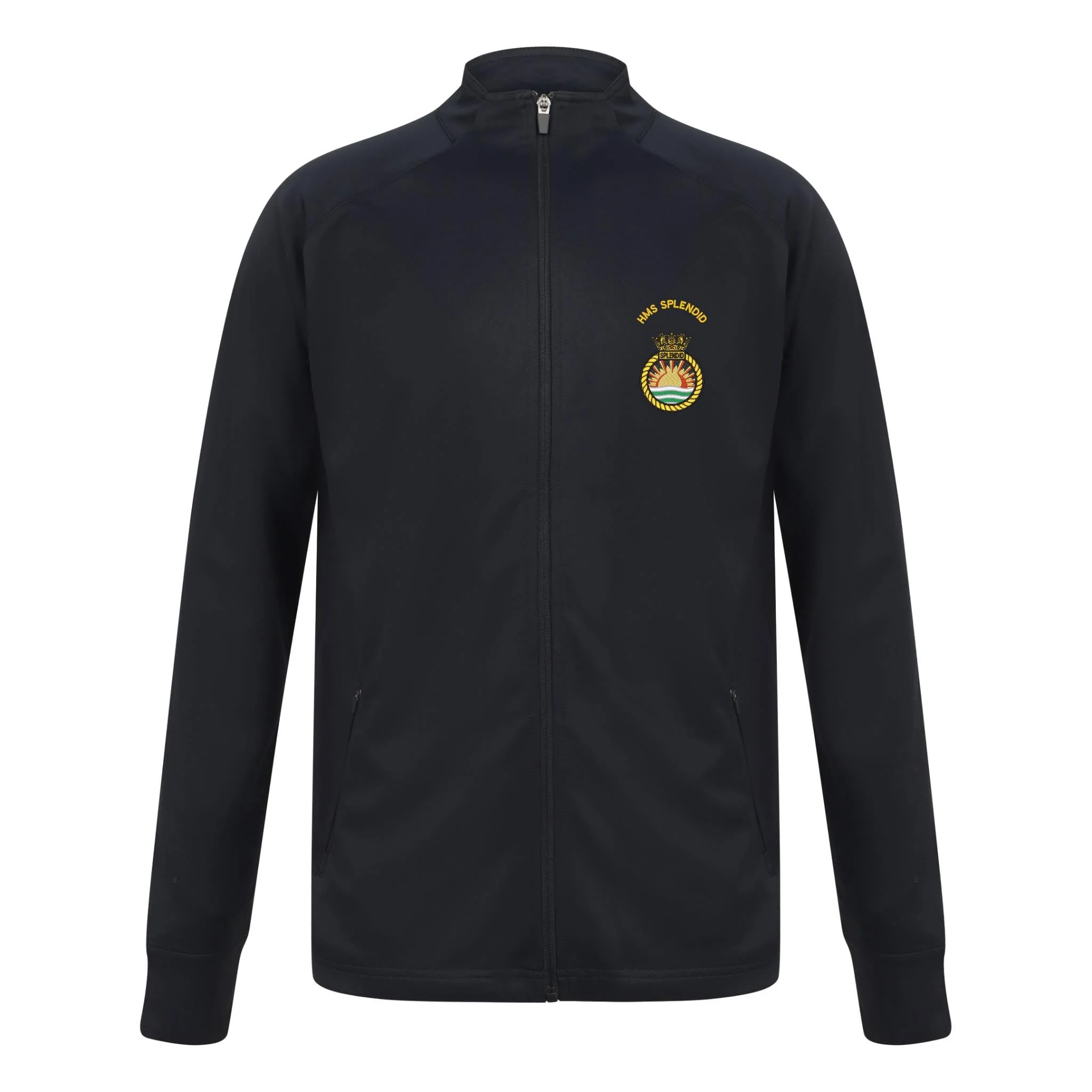 HMS Splendid Knitted Tracksuit Top - Image 6
