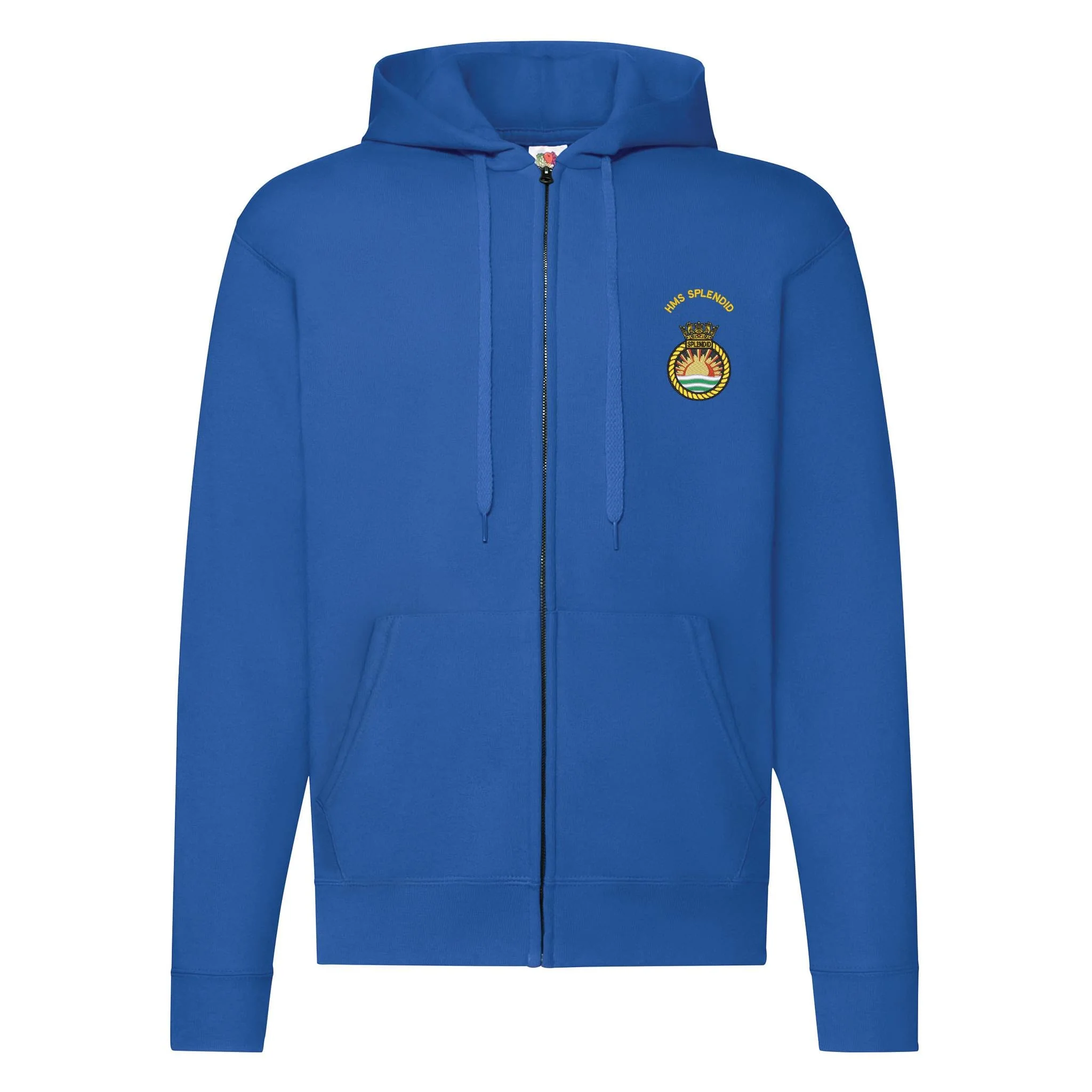 HMS Splendid Zipped Hoodie - Image 6