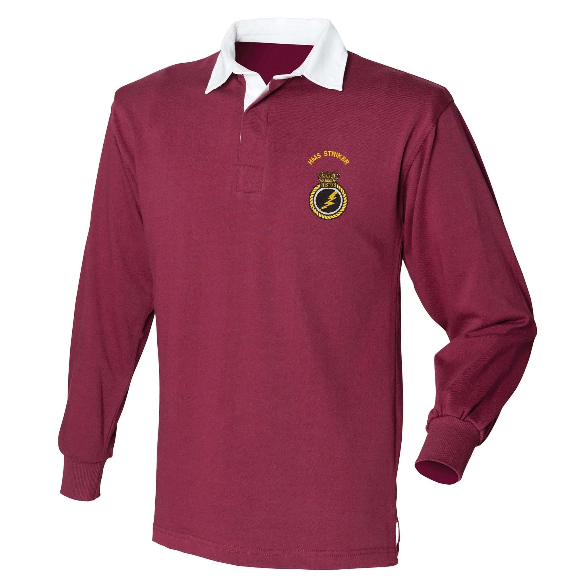 HMS Striker Front Row Long Sleeve Rugby Shirt - Image 2