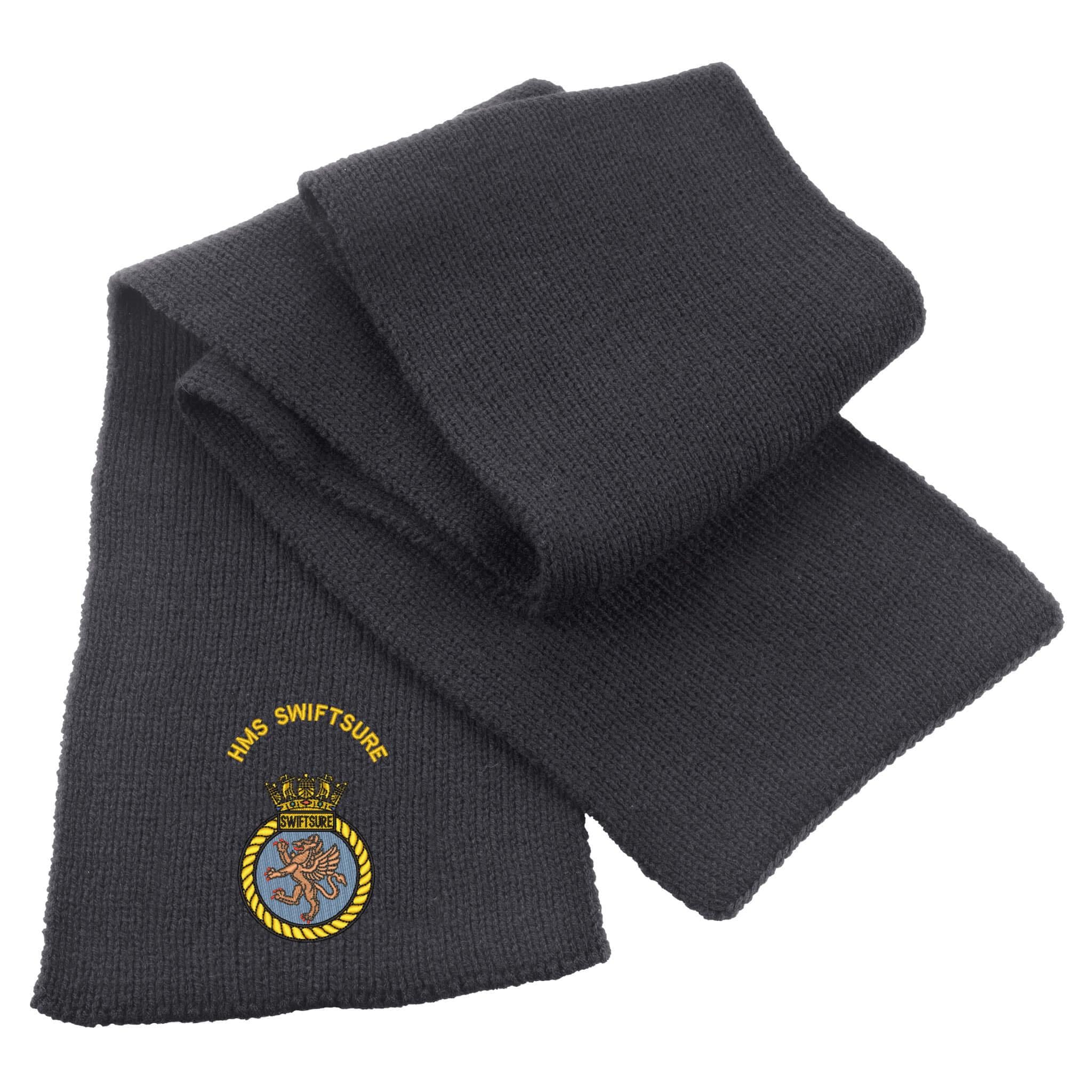 HMS Swiftsure Heavy Knit Scarf - Image 2