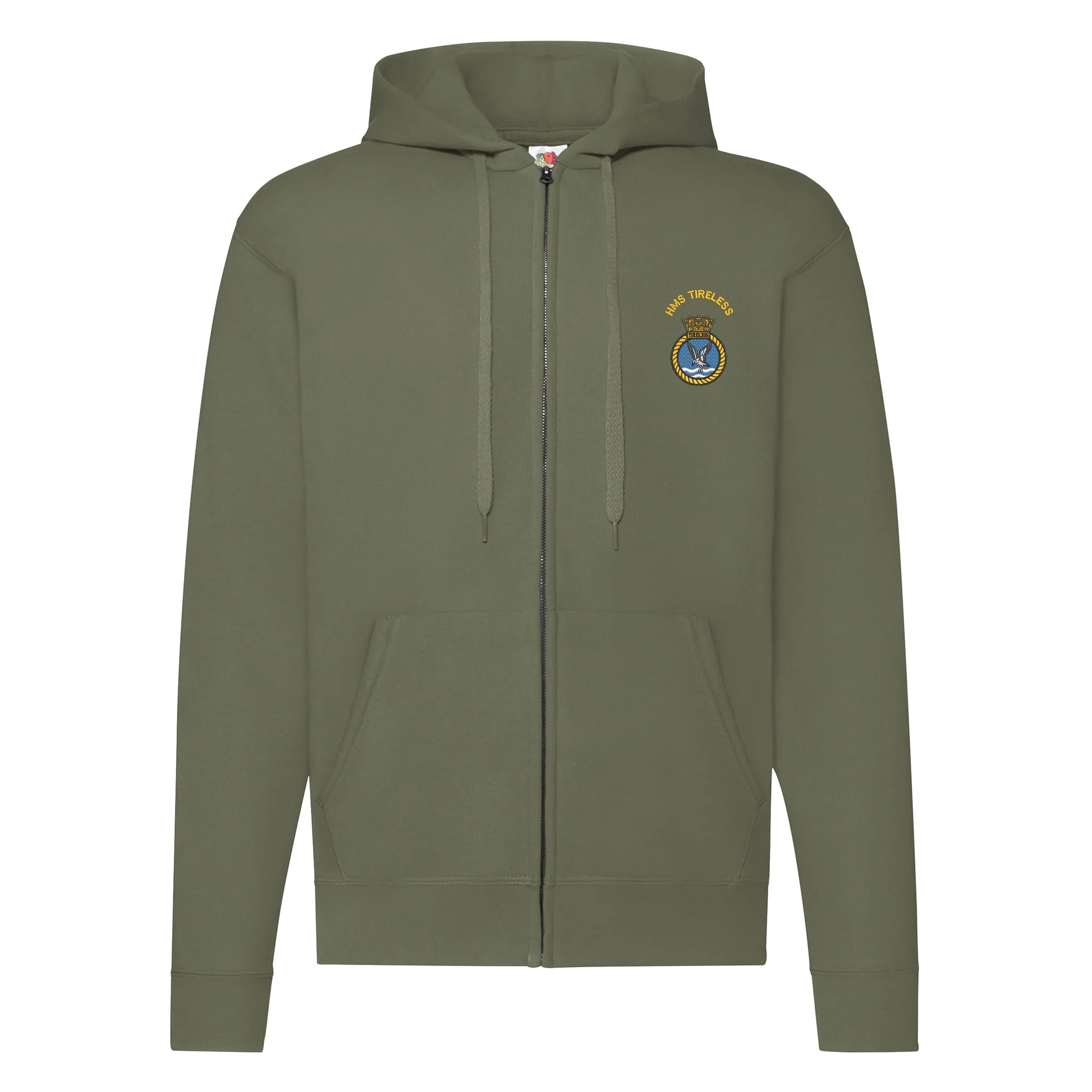 HMS Tireless Zipped Hoodie - Image 3