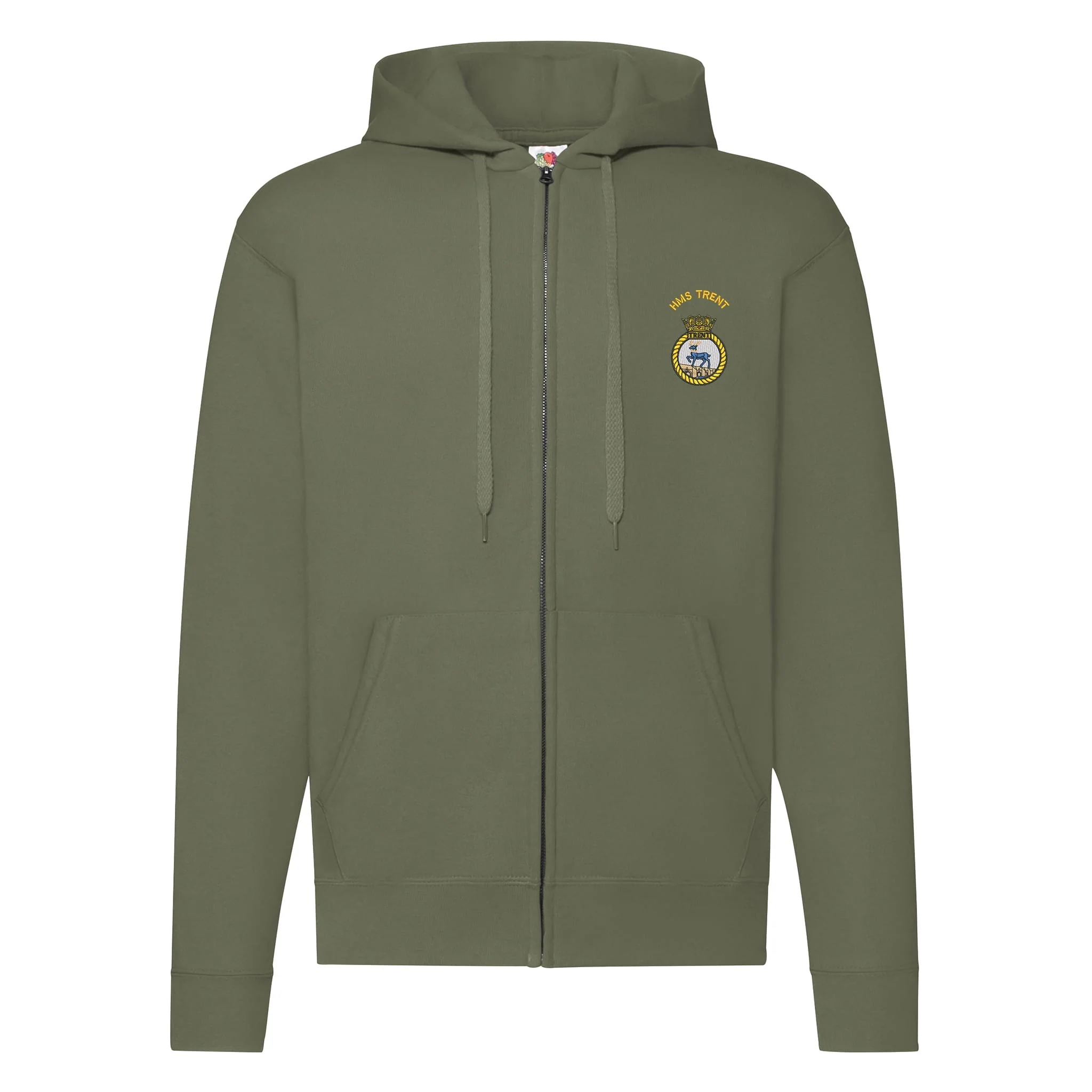 HMS Trent Zipped Hoodie - Image 3
