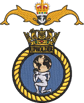 HMS Upholder Reunion Cotton T-Shirt - 2026 Falmouth - Image 2